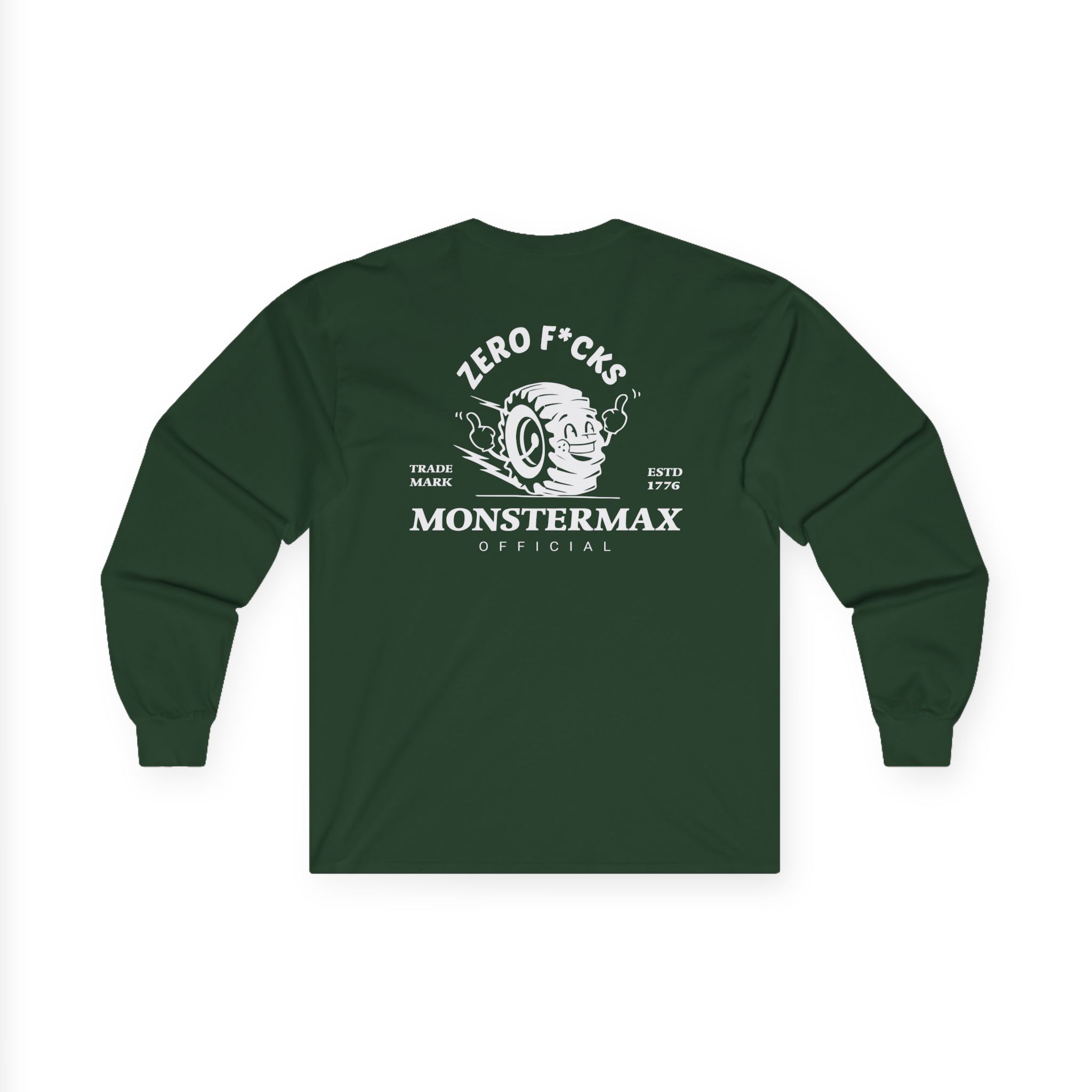 Monstermax Zero Fucks Unisex Ultra Cotton Long Sleeve Tee