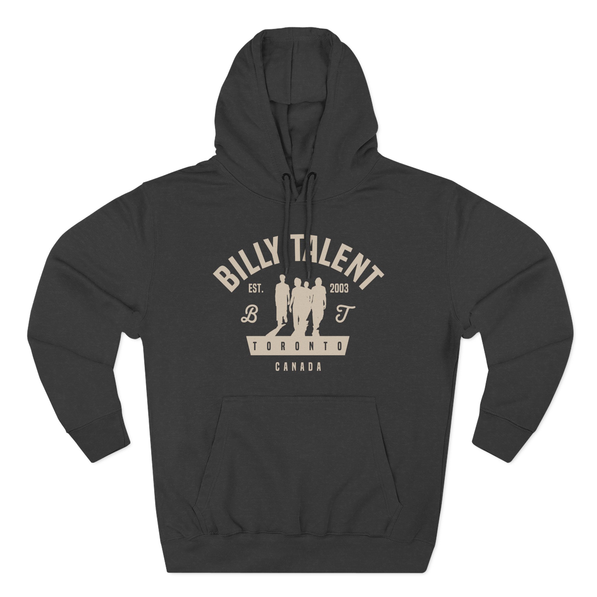 Billy Talent Band Silhouette Three-Panel Fleece Hoodie