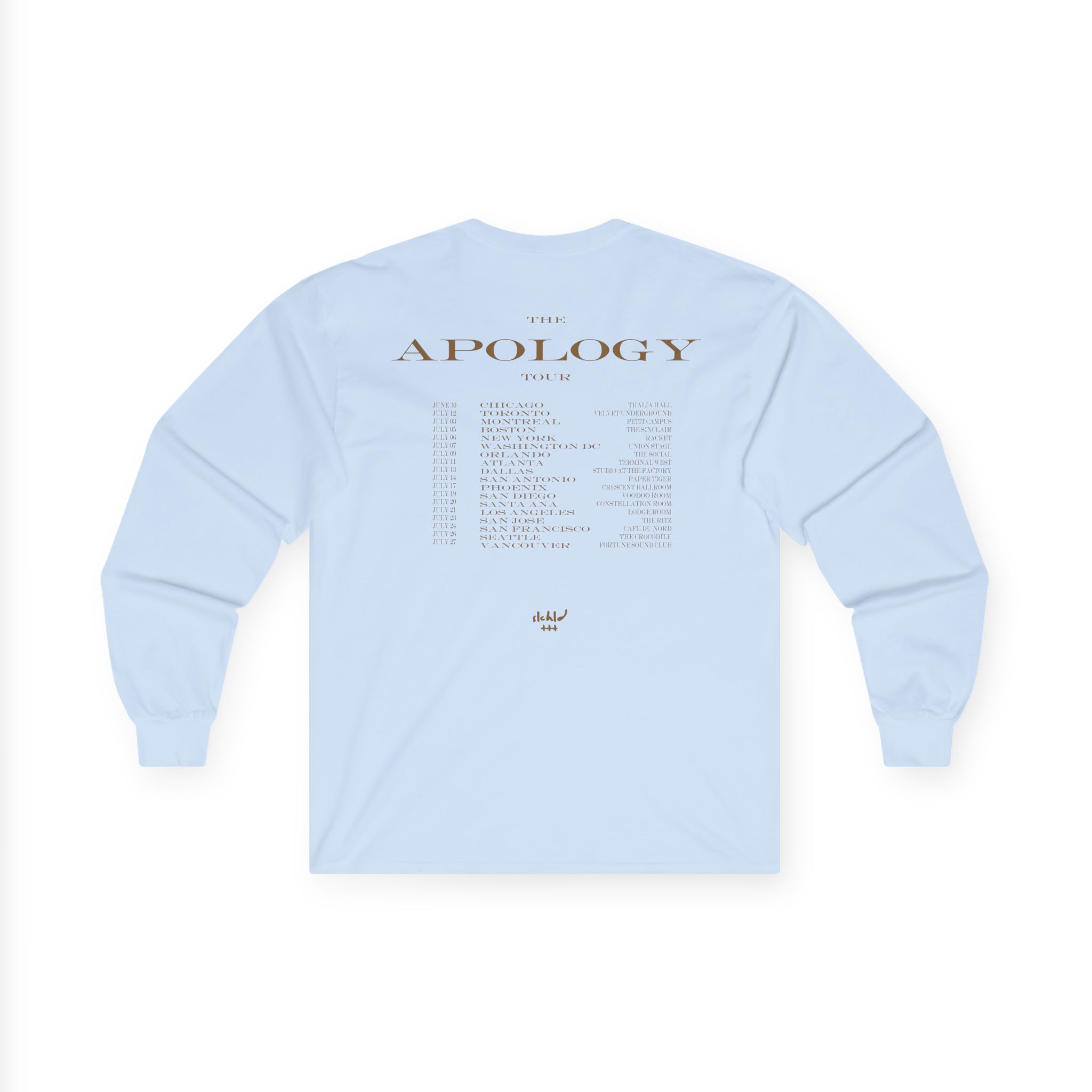 Wave to Earth Slchld 'apology' Na Tour Unisex Ultra Cotton Long Sleeve Tee