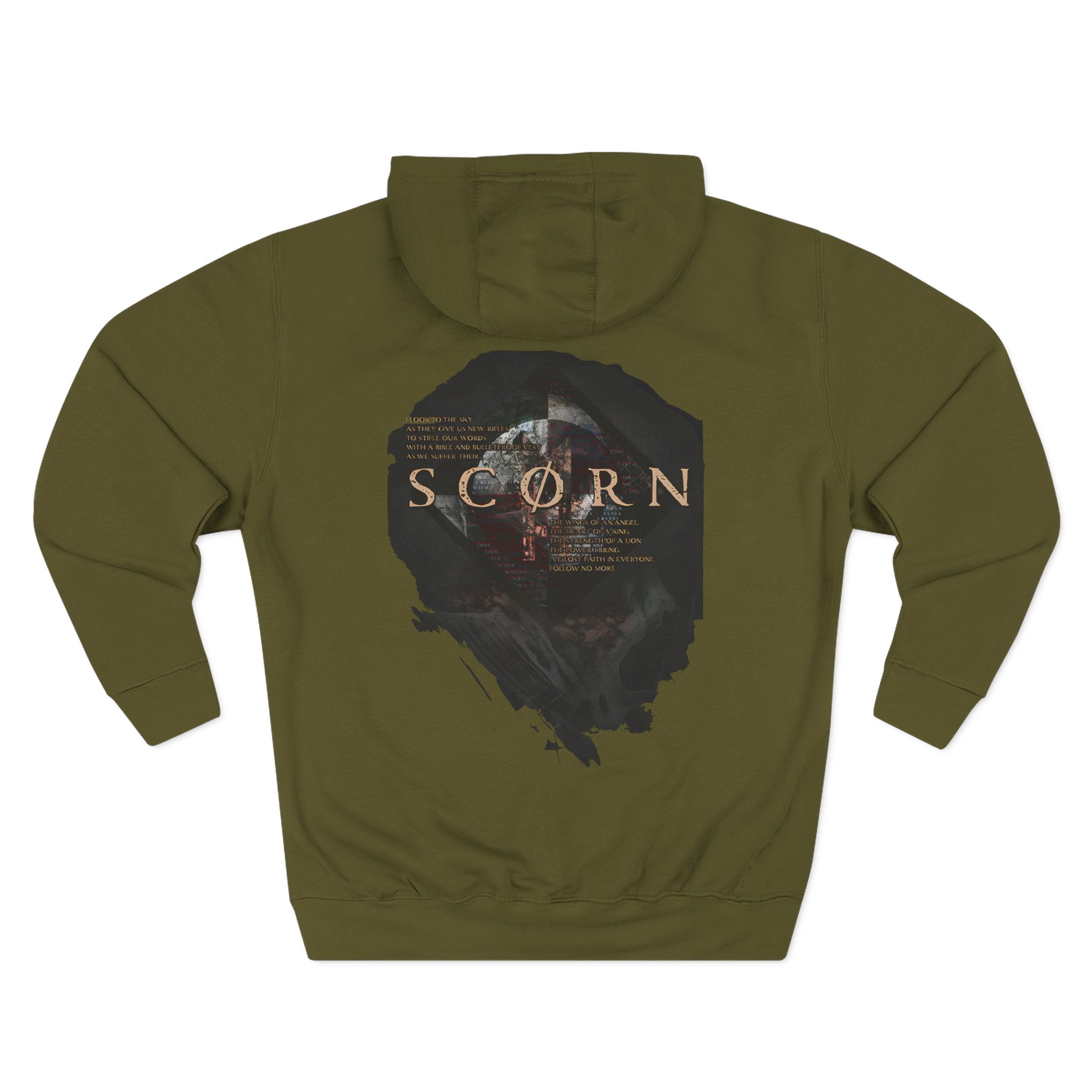 Machine Head Scørn Three-Panel Fleece Hoodie