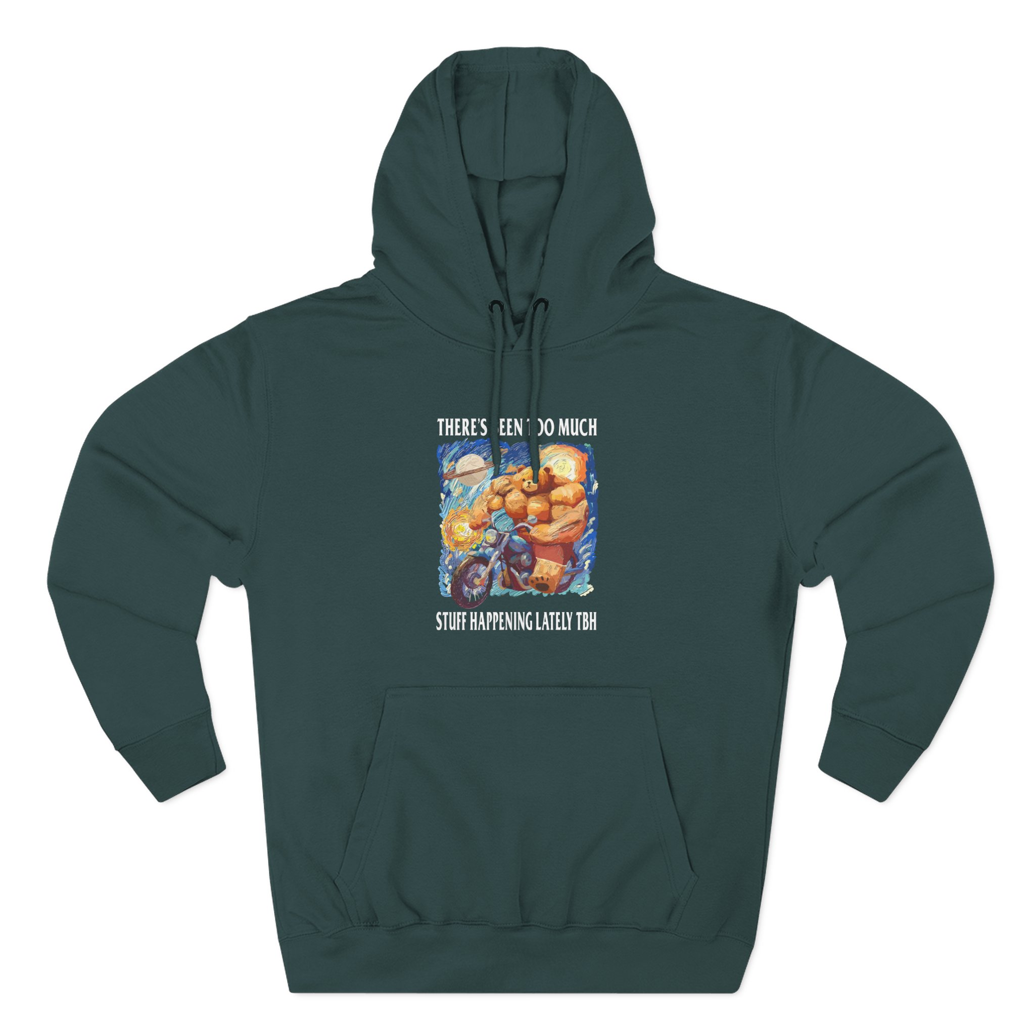 Happening Lately Three-Panel Fleece Hoodie