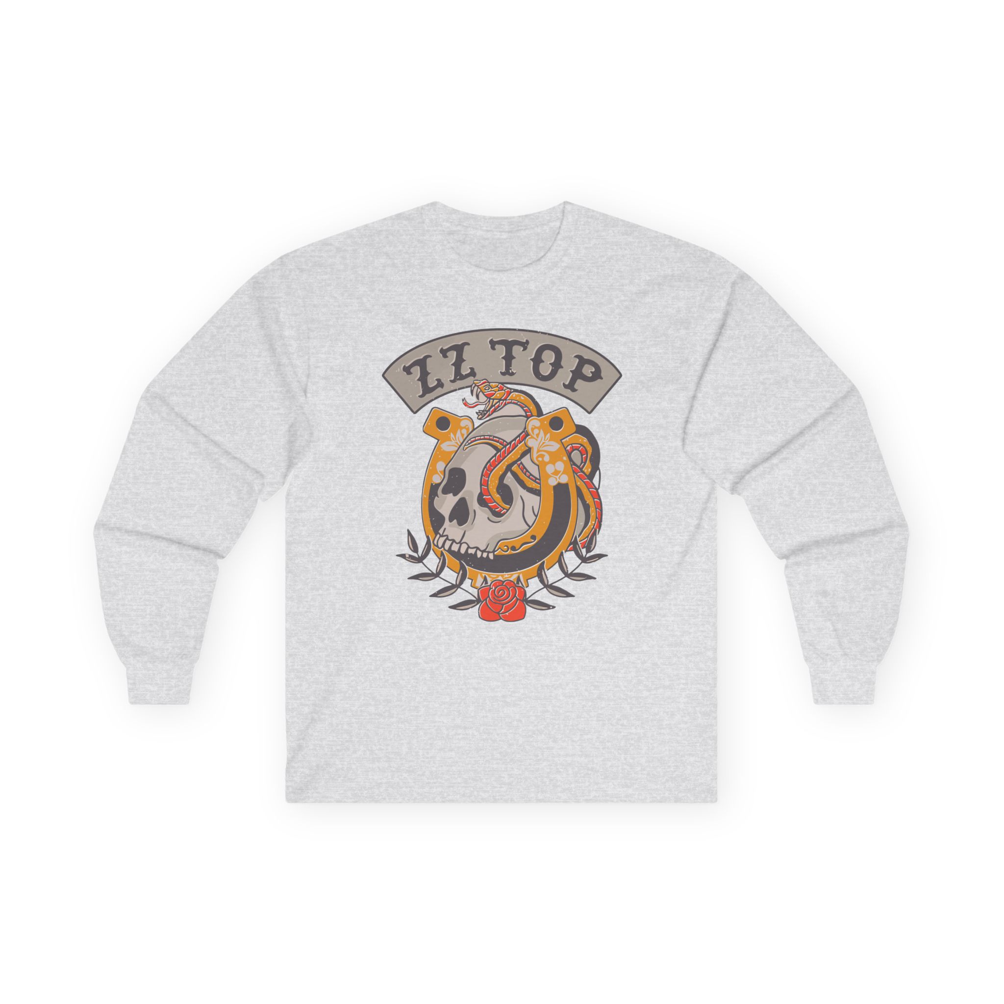 ZZ Top Skull Unisex Ultra Cotton Long Sleeve Tee