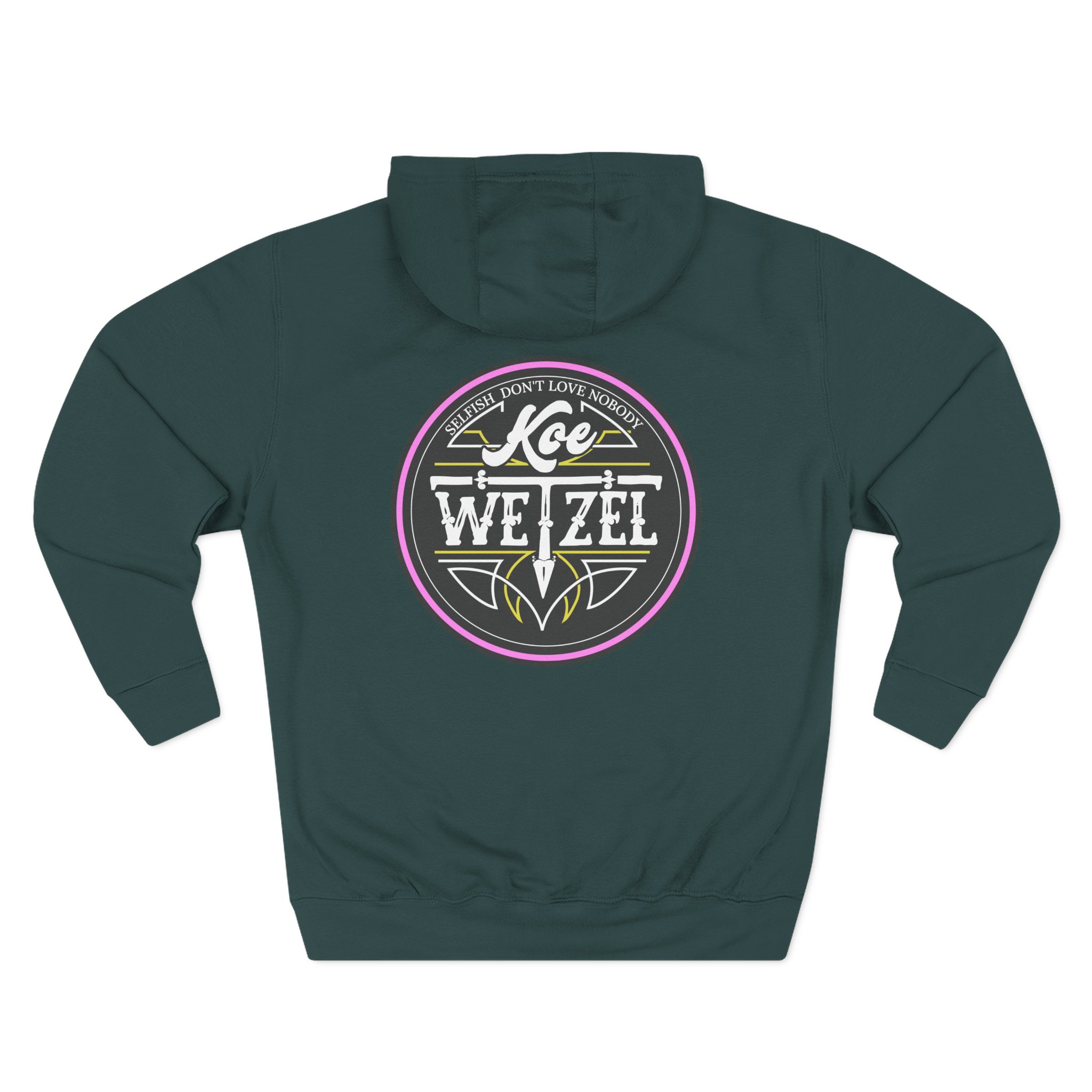Koe Wetzel Three-Panel Fleece Hoodie