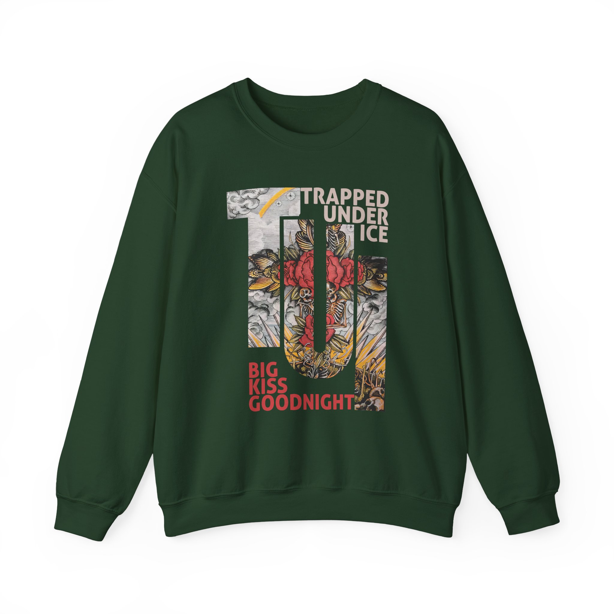 Trapped Under Ice Big Kiss Goodnight Unisex Heavy Blend Crewneck Sweatshirt