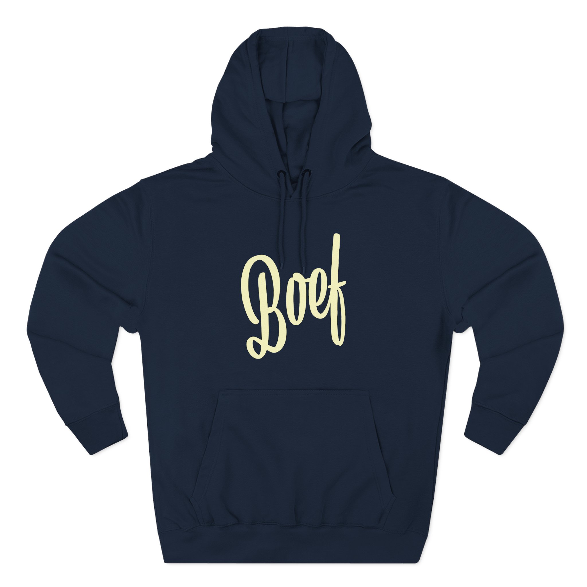 Boef Three-Panel Fleece Hoodie