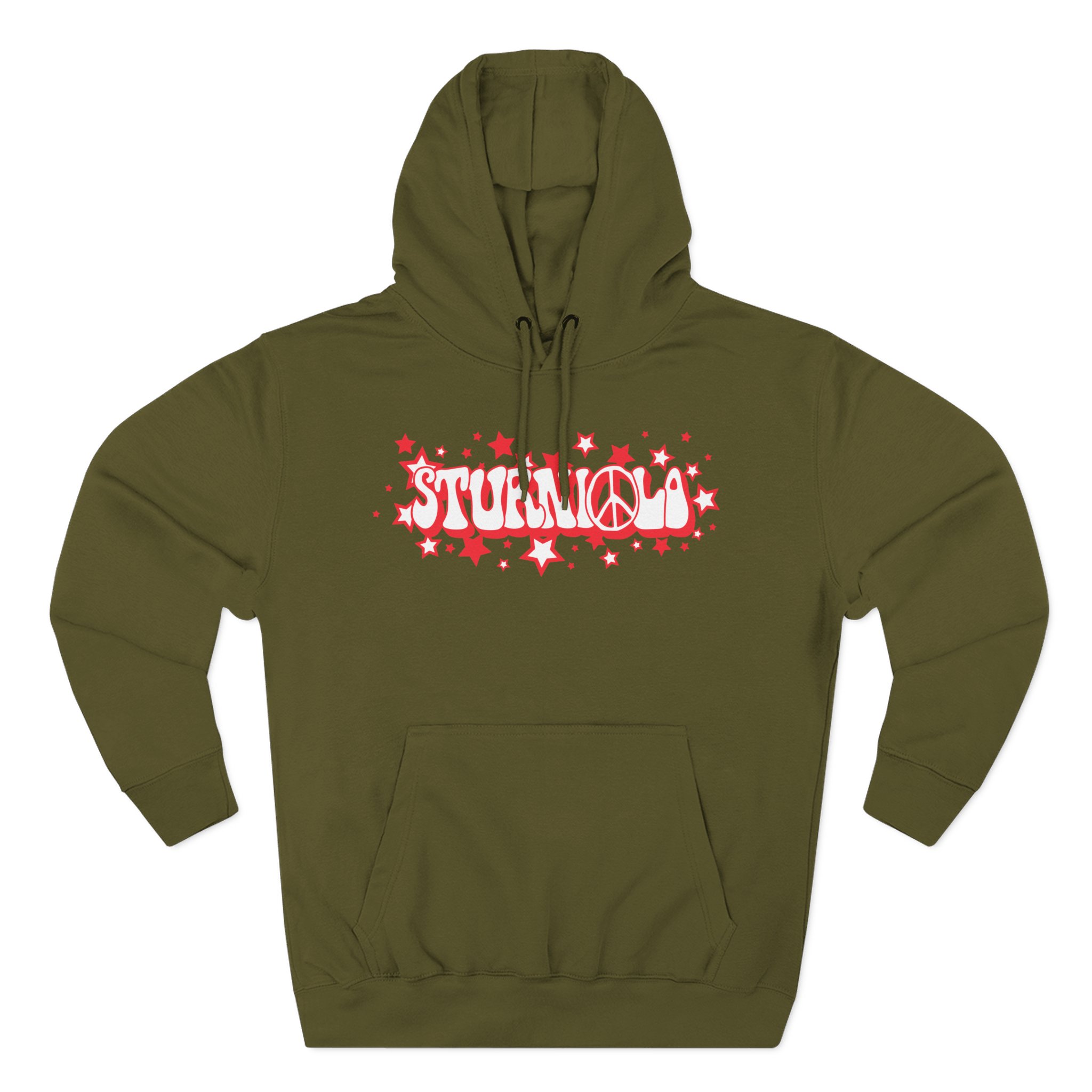 Sturniolo Peace & Stars Three-Panel Fleece Hoodie