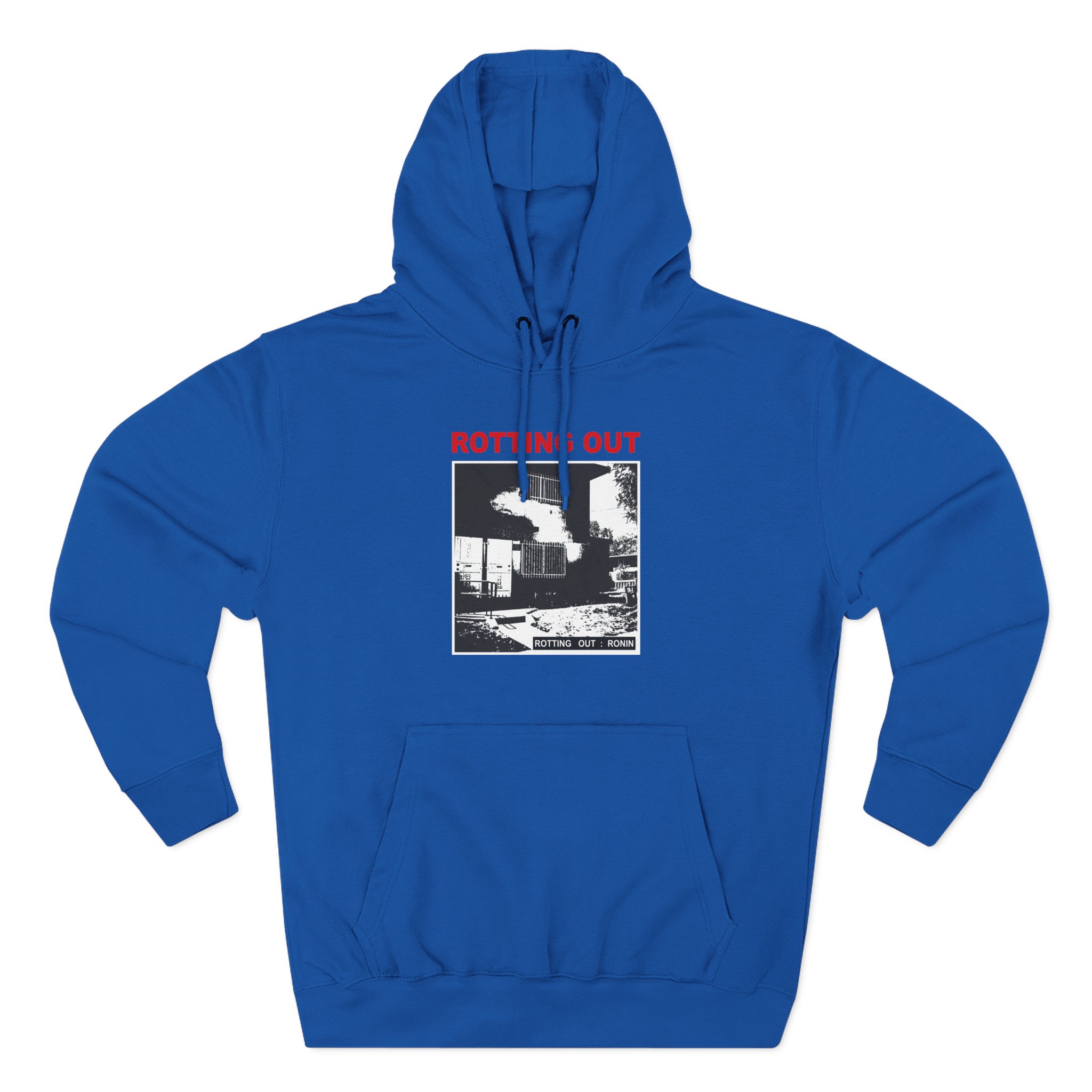 Rotting Out Three-Panel Fleece Hoodie