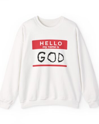 Aphex Twin Hello My Name is God Unisex Heavy Blend™ Crewneck Sweatshirt