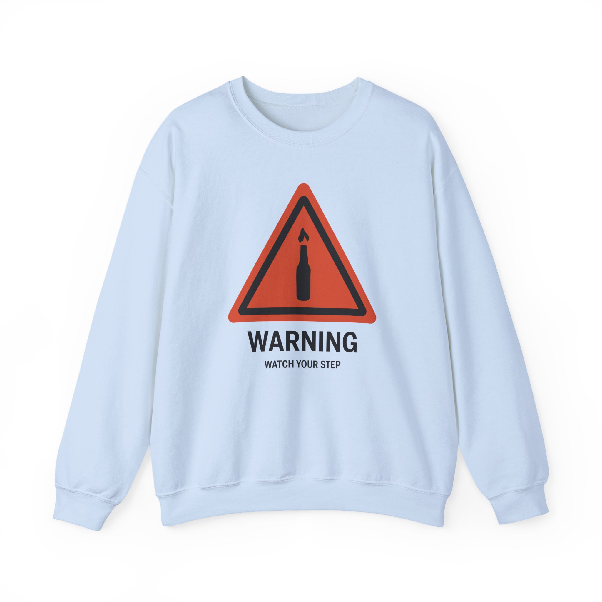 Summit1g Warning Watch Your Step Unisex Heavy Blendâ„¢ Crewneck Sweatshirt