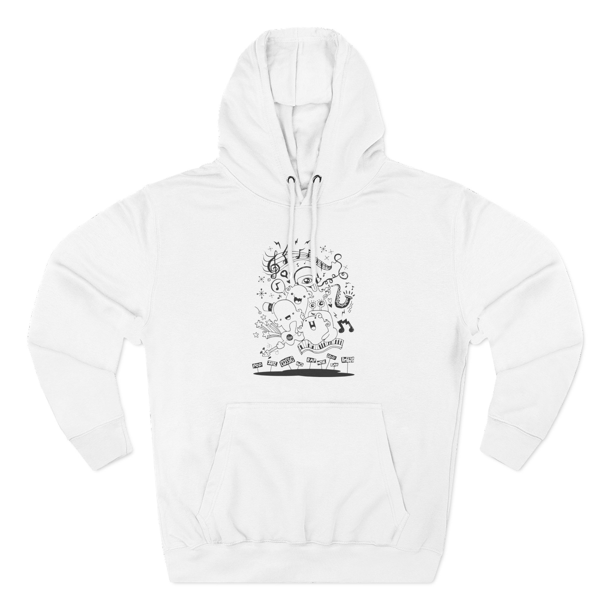 Crywank Three-Panel Fleece Hoodie