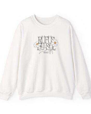 Rufus Du Sol Flower Ecru Unisex Heavy Blend™ Crewneck Sweatshirt
