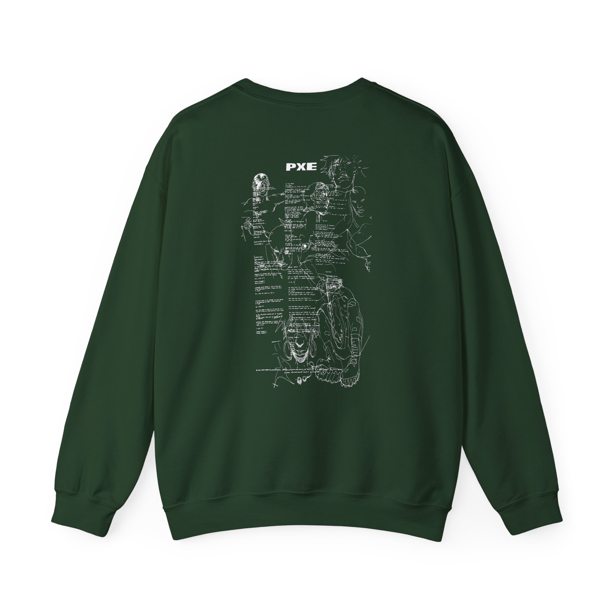 Ecco2k in the Flesh Unisex Heavy Blendâ„¢ Crewneck Sweatshirt