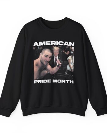 Sean Strickland American Pride Month Unisex Heavy Blend™ Crewneck Sweatshirt