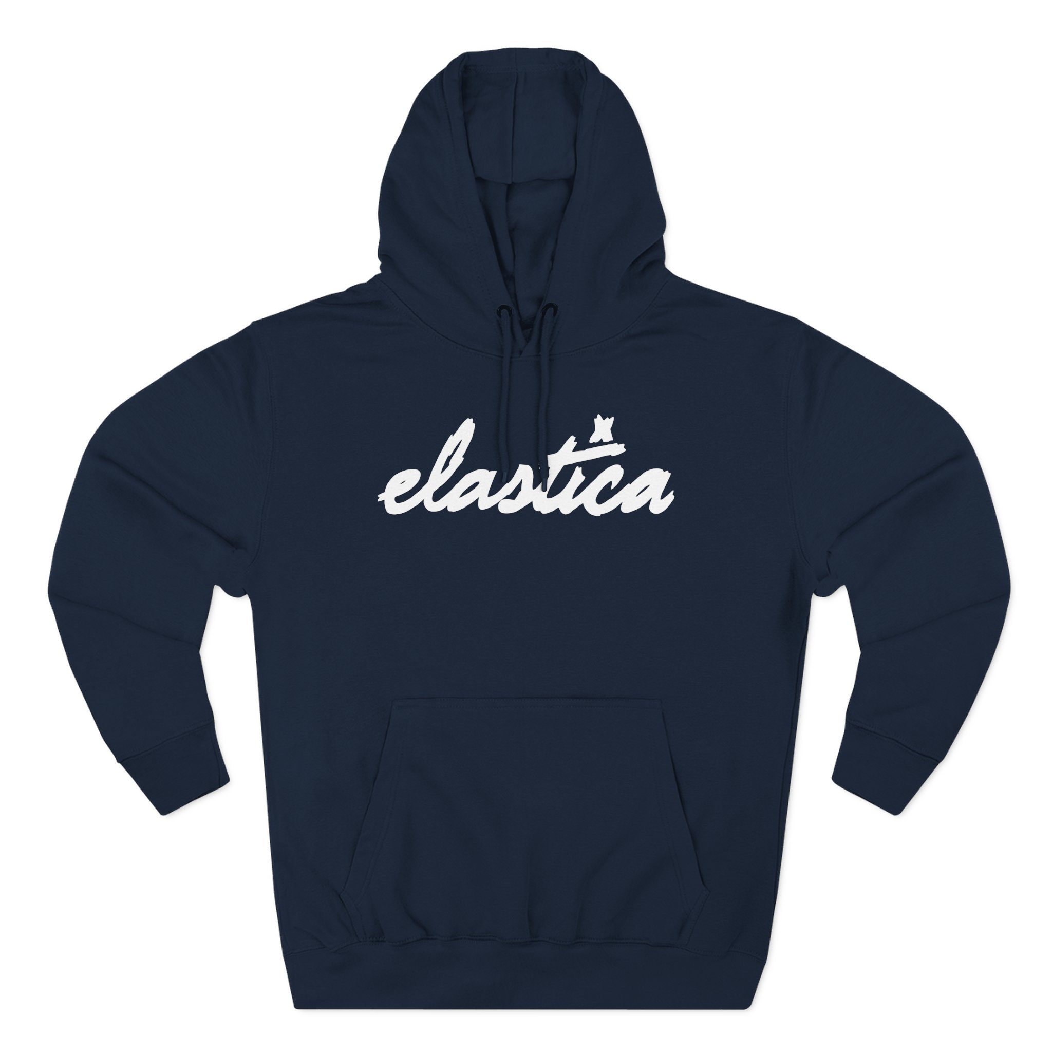 Elastica Logo Three-Panel Fleece Hoodie