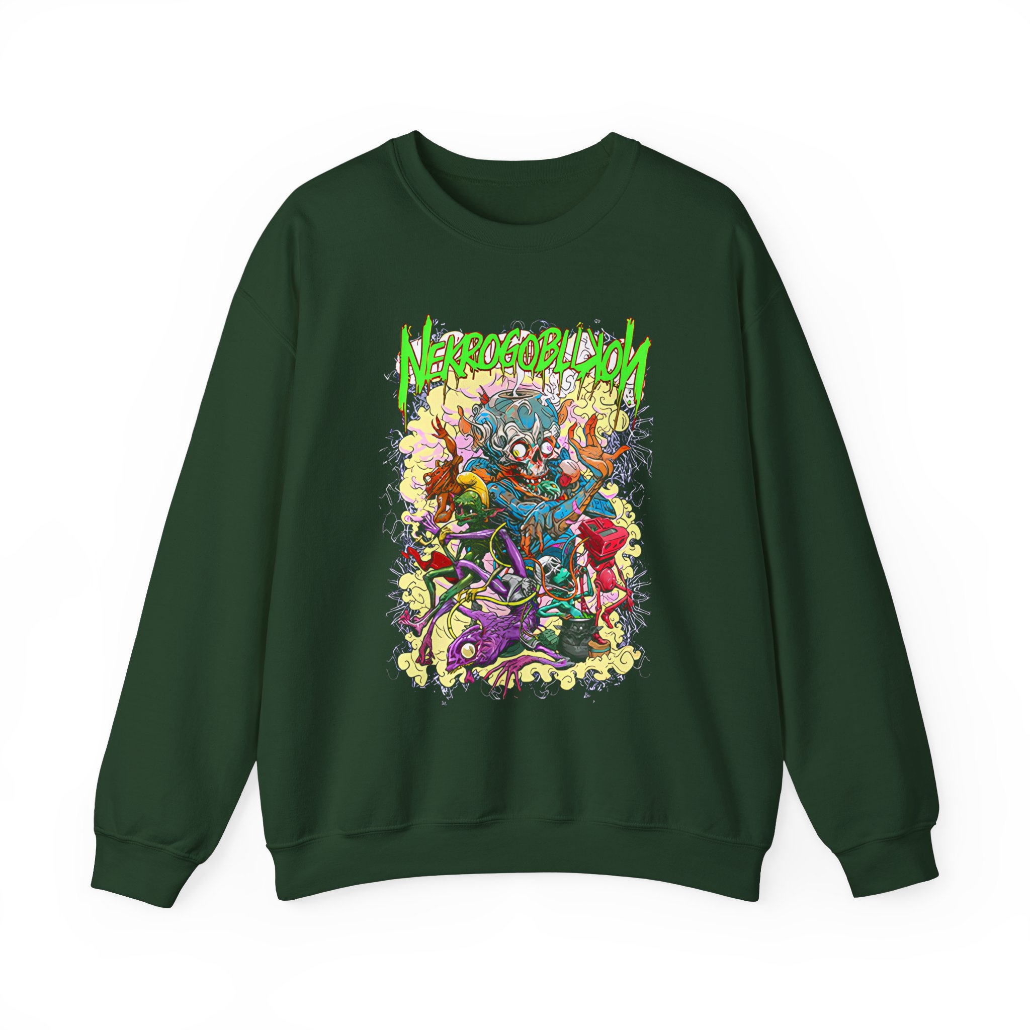 Nekrogoblikon We Are Filming Content Unisex Heavy Blendâ„¢ Crewneck Sweatshirt