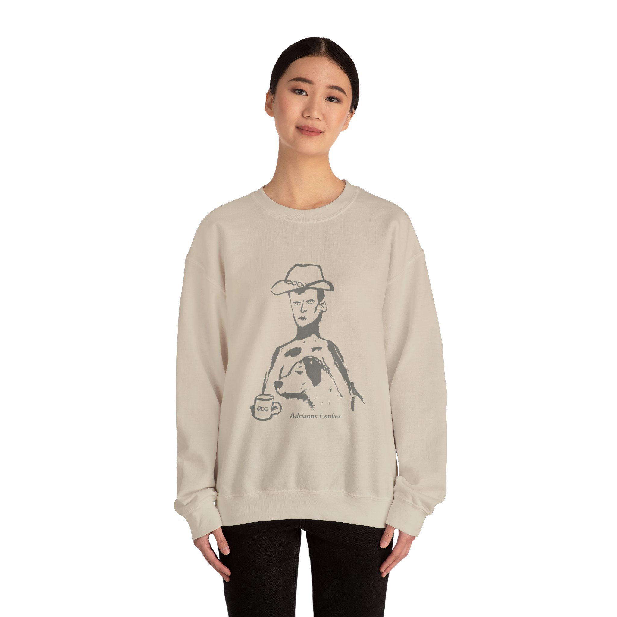 Adrianne Lenker Adrianne & Oso Unisex Heavy Blend Crewneck Sweatshirt