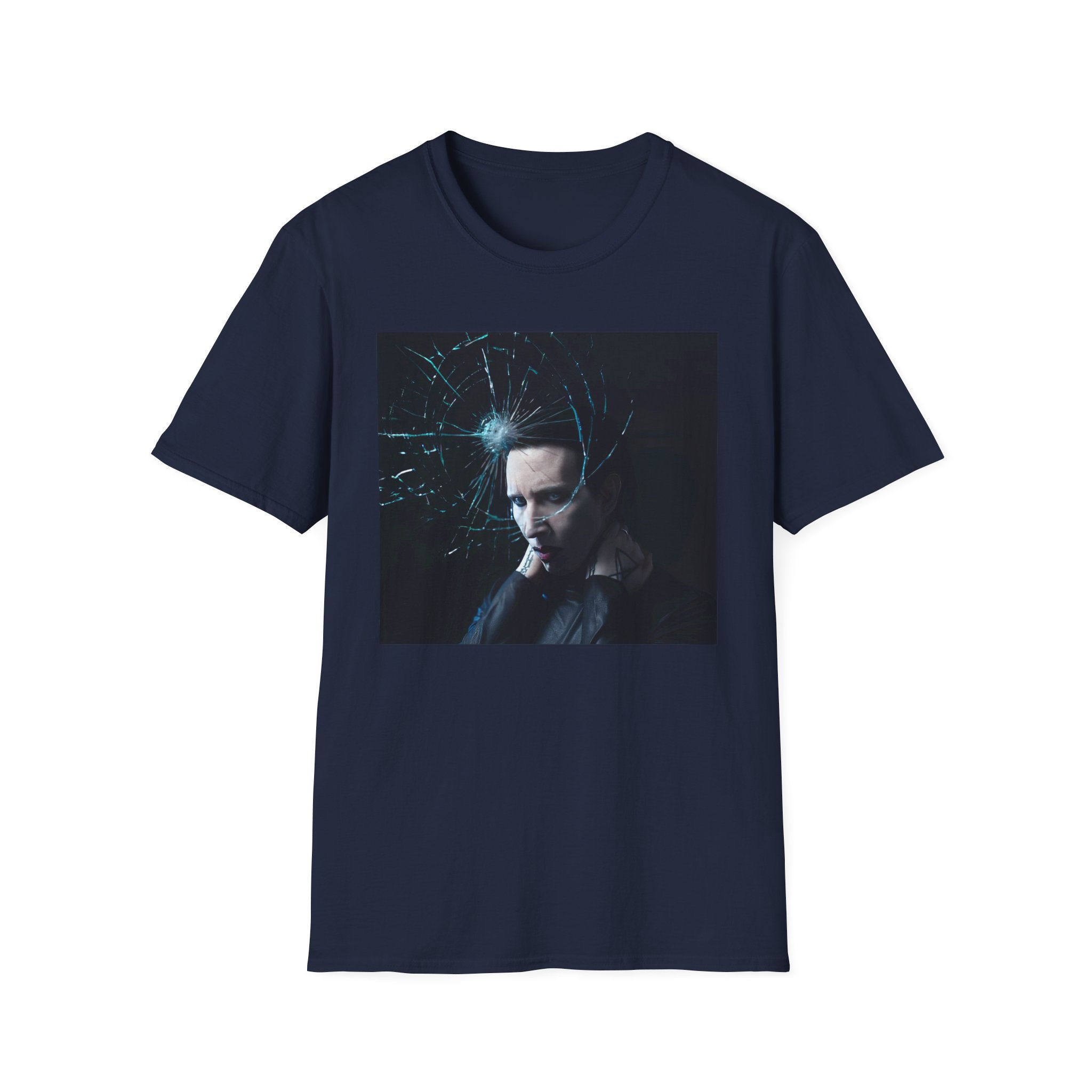 Marilyn Manson Shattered Unisex Softstyle T-Shirt