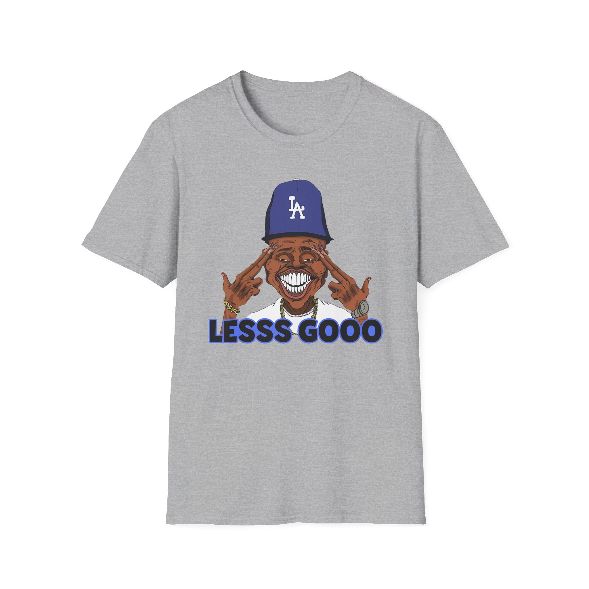 Papa Meat Lesss Gooo Unisex Softstyle T-Shirt