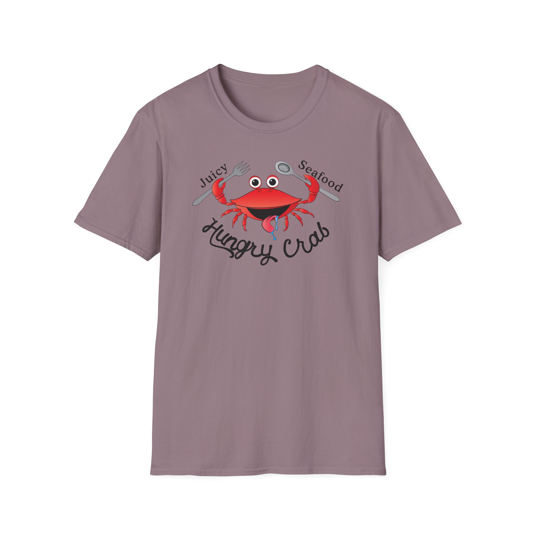 Hungry Box Hungry Crab Juicy Seafood Unisex Softstyle T-Shirt
