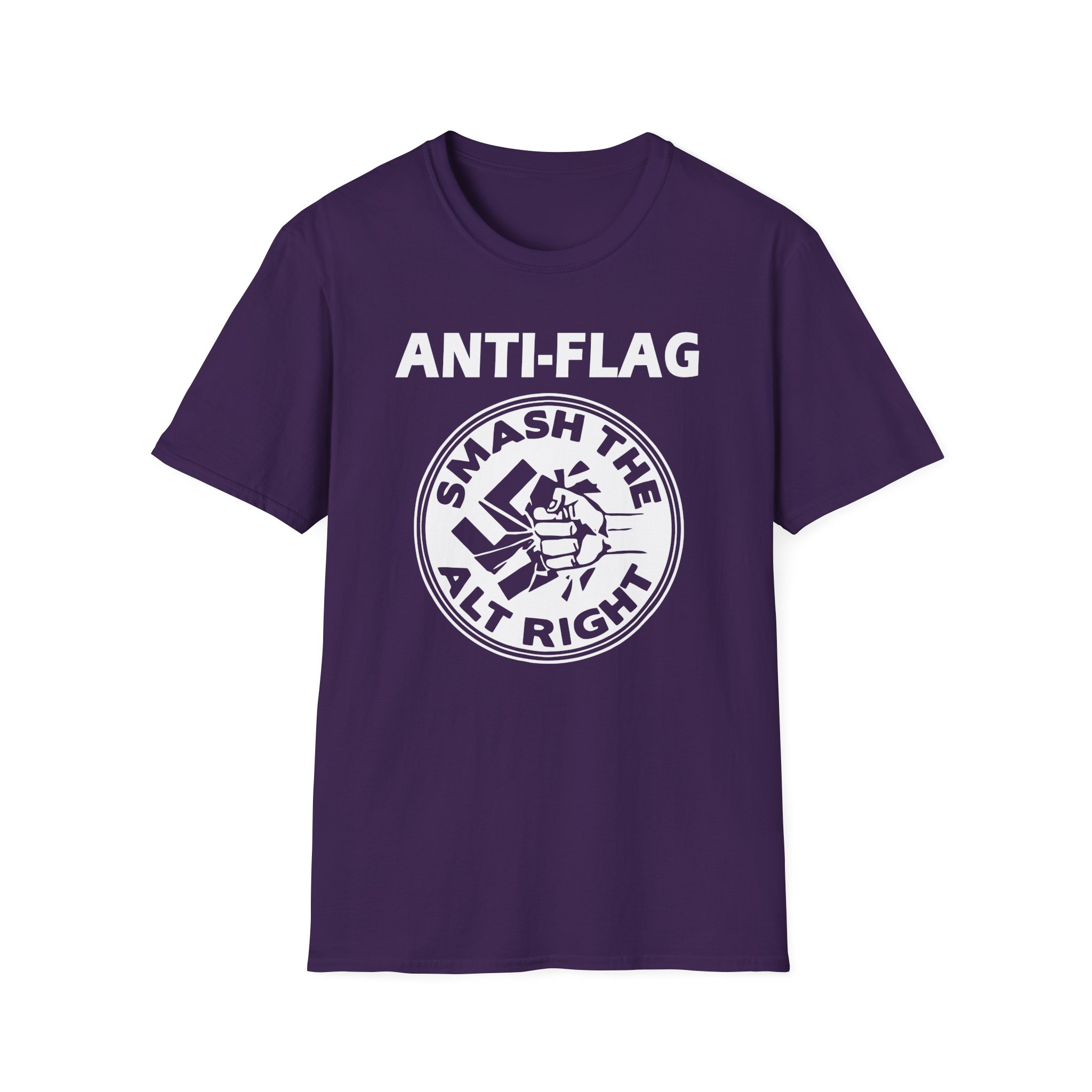 Anti Flag Smash the Alt Right Unisex Softstyle T-Shirt