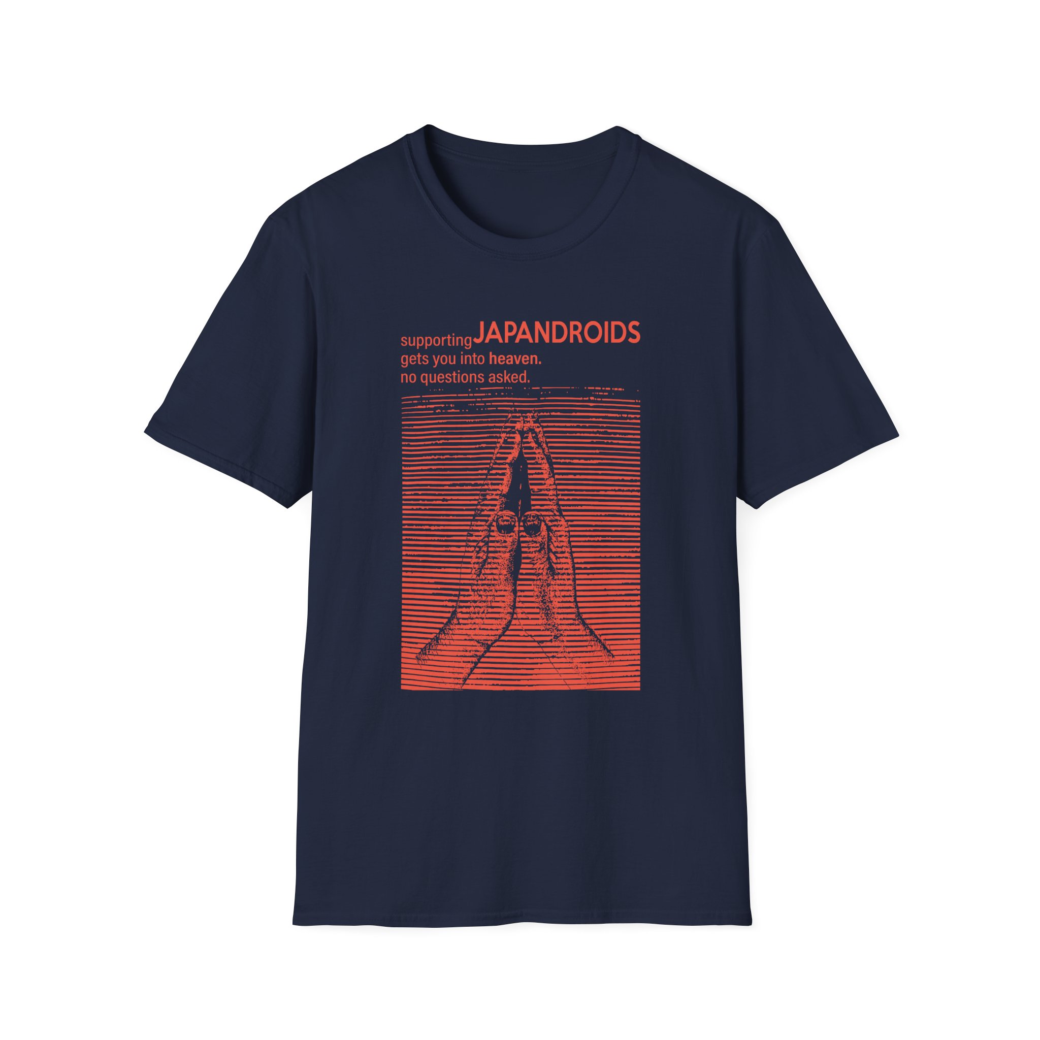 Supporting Japandroids Gets You Into Heaven No Questions Asked Unisex Softstyle T-Shirt