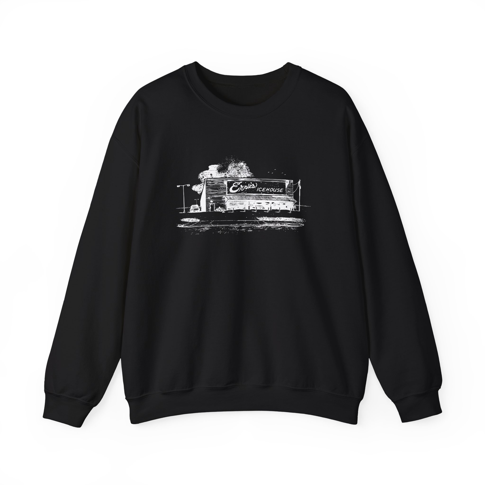 Clint Black Ernie's Ice House Unisex Heavy Blendâ„¢ Crewneck Sweatshirt