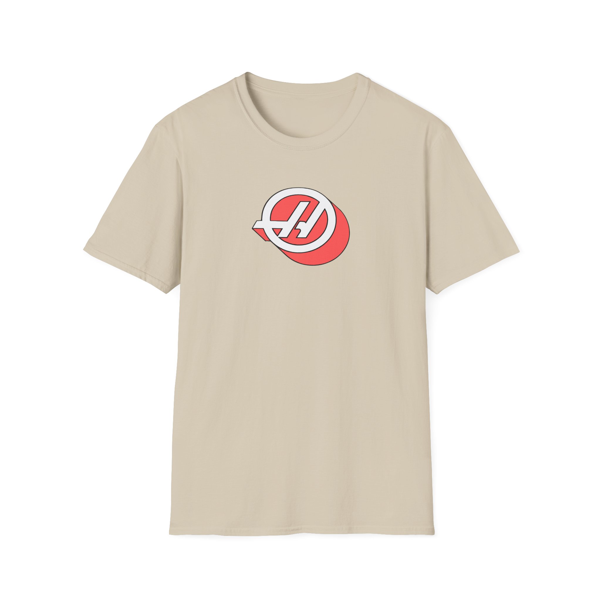 Haas F1 3d Roundel Unisex Softstyle T-Shirt
