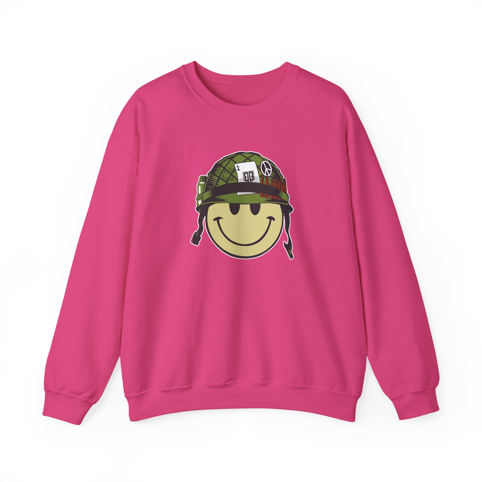 Roman Atwood Smiley Unisex Heavy Blendâ„¢ Crewneck Sweatshirt