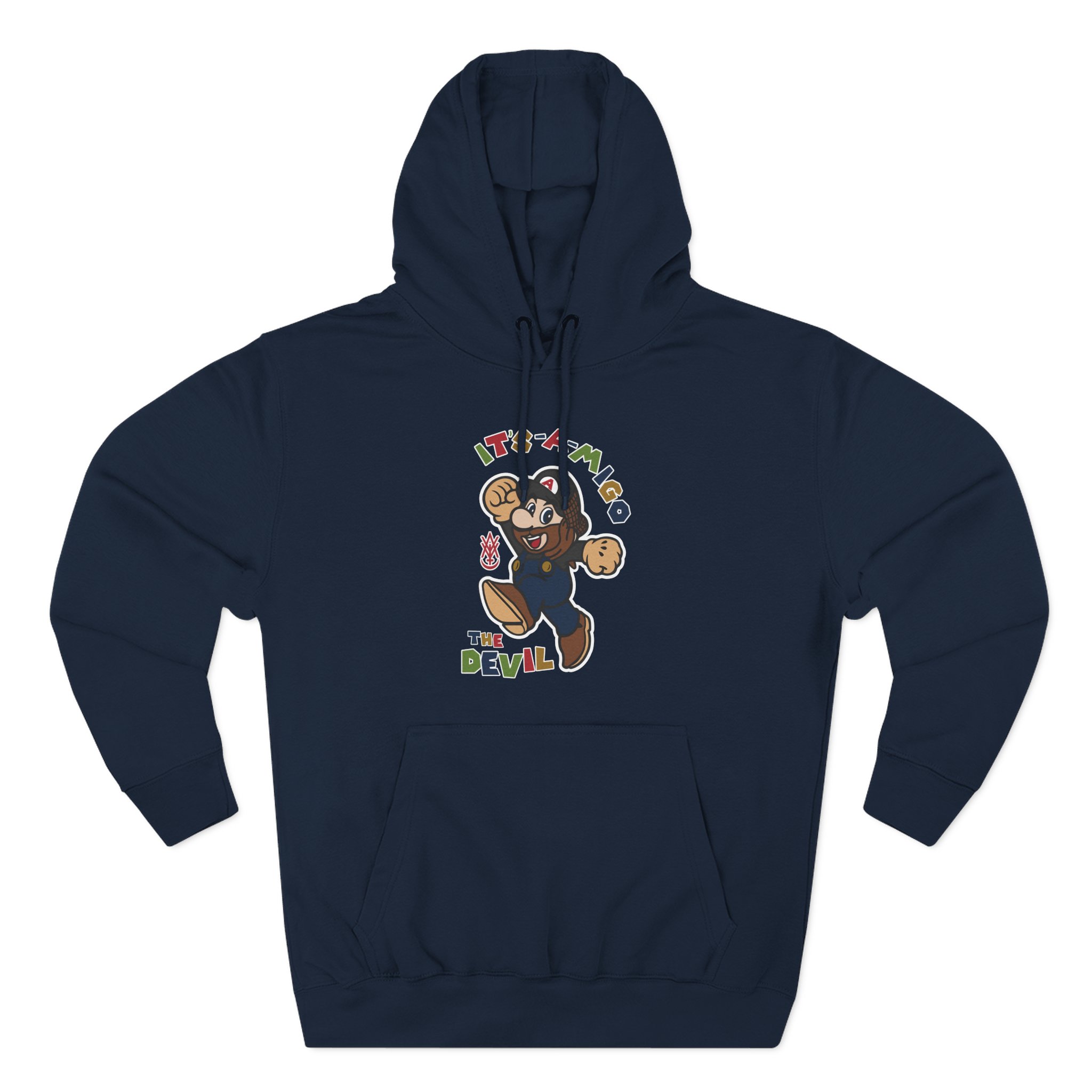 ITS-A-MIGO the Devil Three-Panel Fleece Hoodie