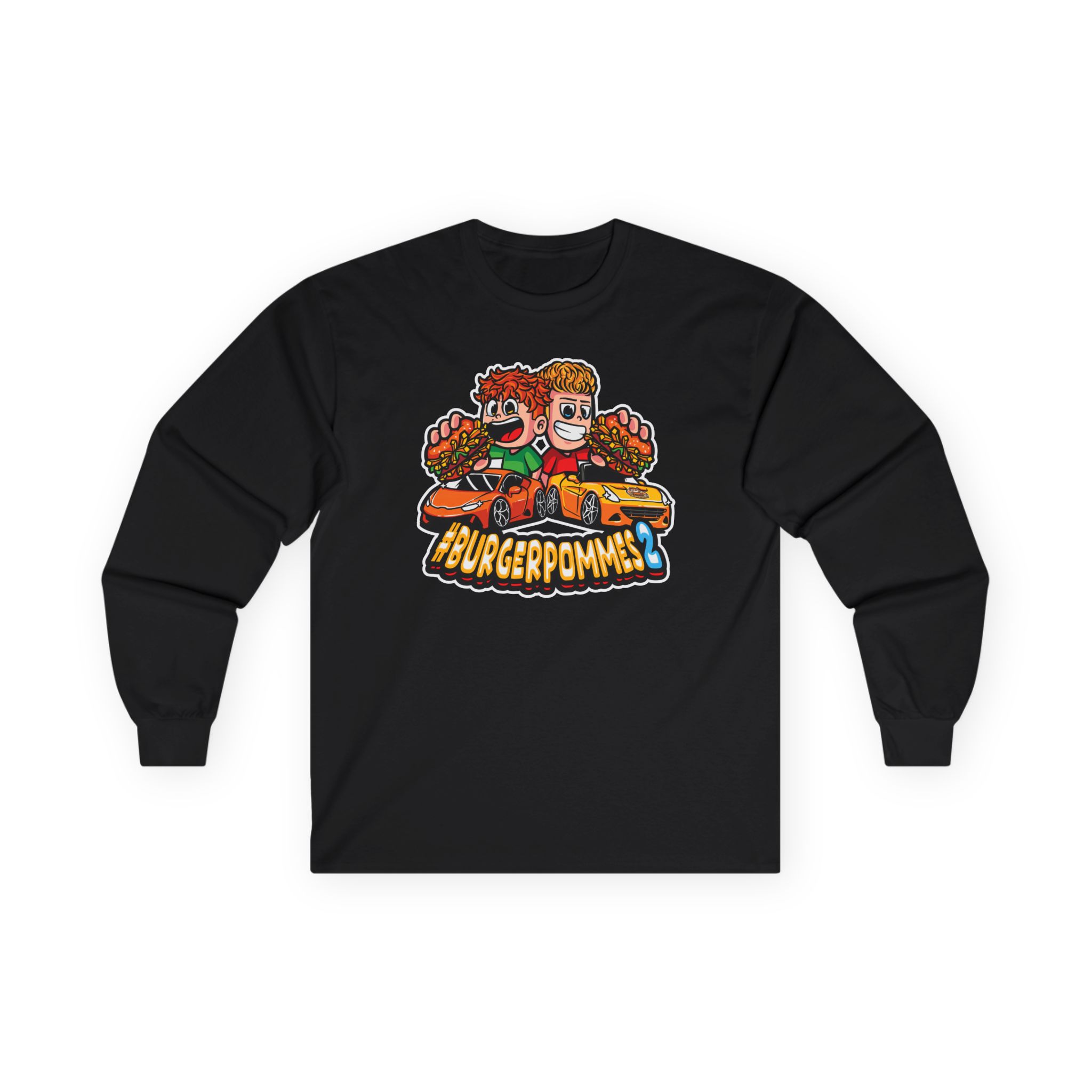 Burger Pommes Unisex Ultra Cotton Long Sleeve Tee