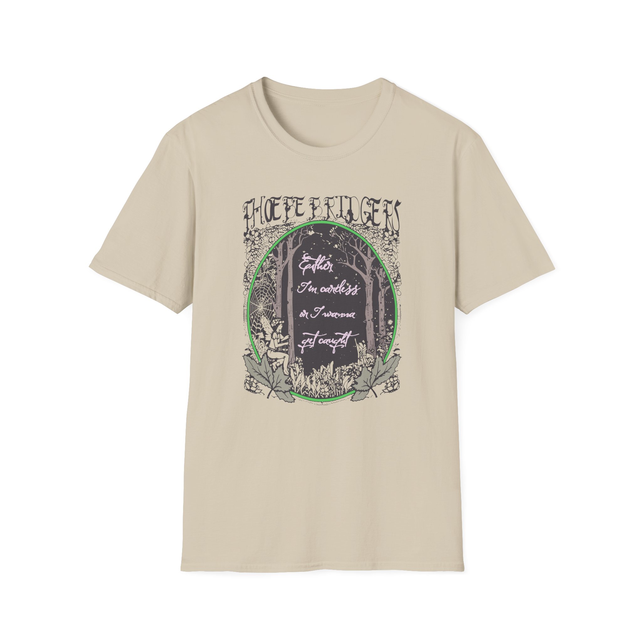 Phoebe Bridgers Ether Tin Cartels on I Wanna Get Caught Unisex Softstyle T-Shirt