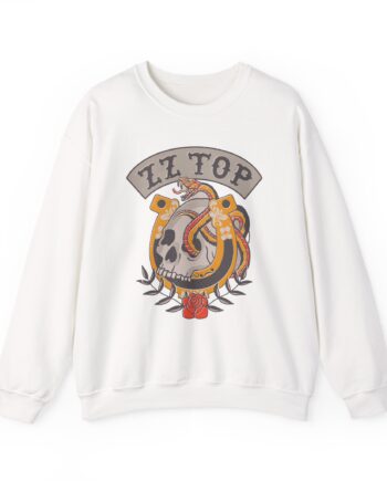 Zz Top Skull Unisex Heavy Blend™ Crewneck Sweatshirt
