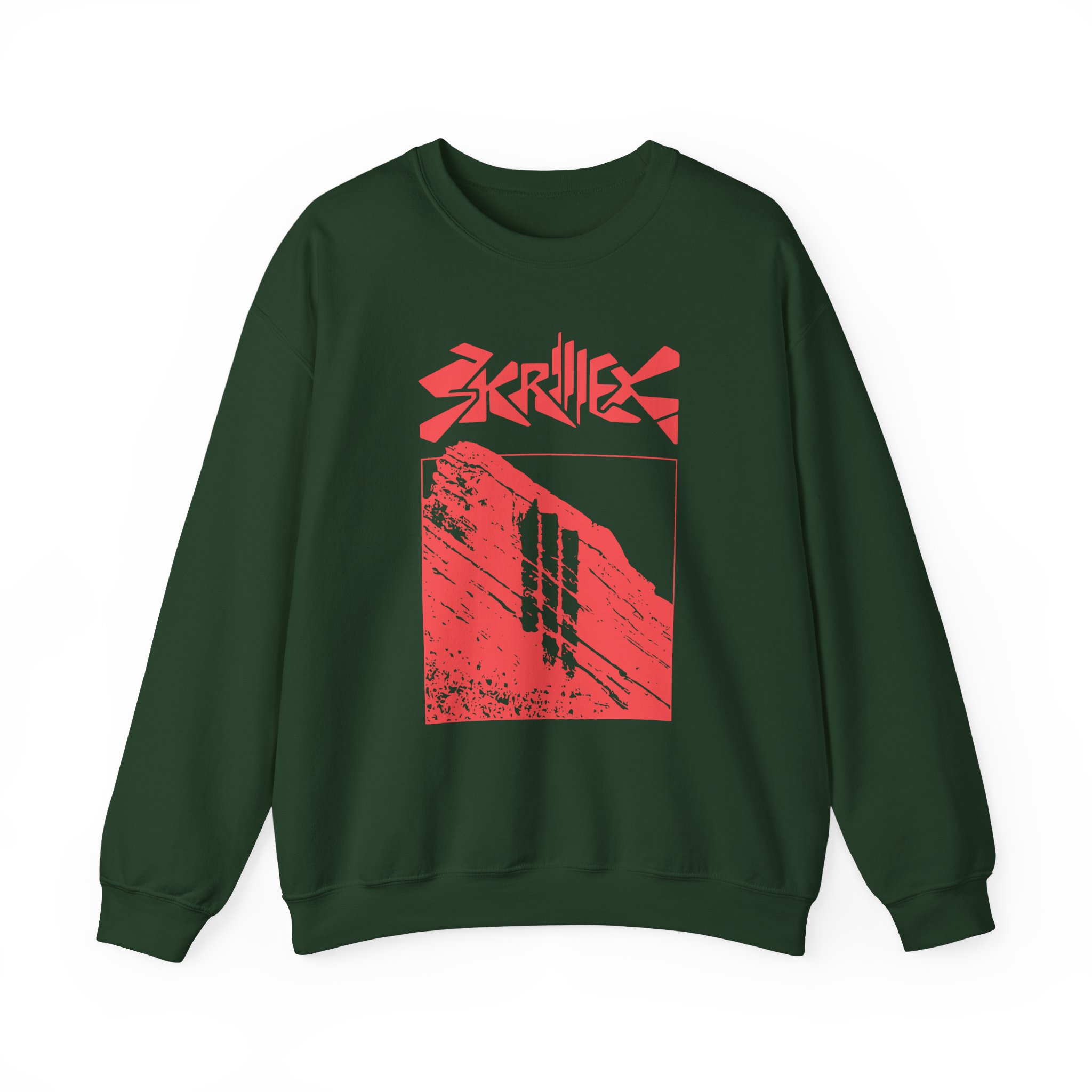 Skrillex EDM Unisex Heavy Blendâ„¢ Crewneck Sweatshirt
