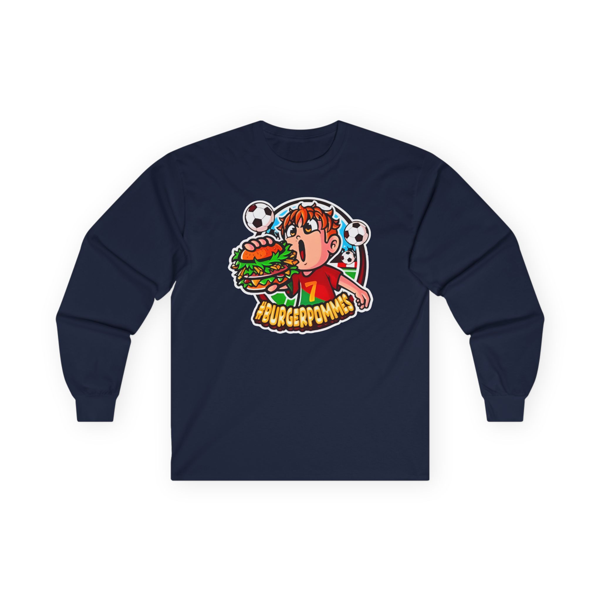 Burger Pommes Unisex Ultra Cotton Long Sleeve Tee