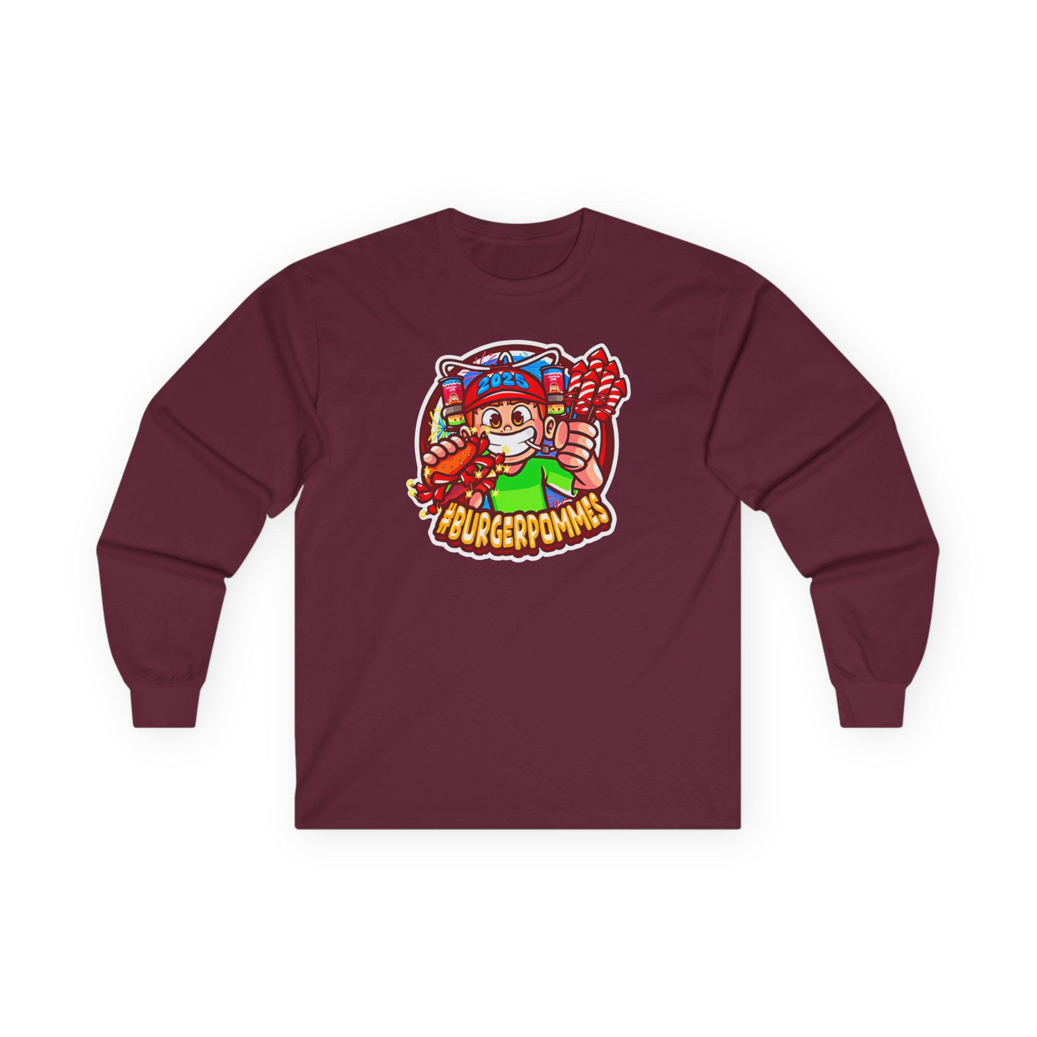 Burger Pommes Unisex Ultra Cotton Long Sleeve Tee