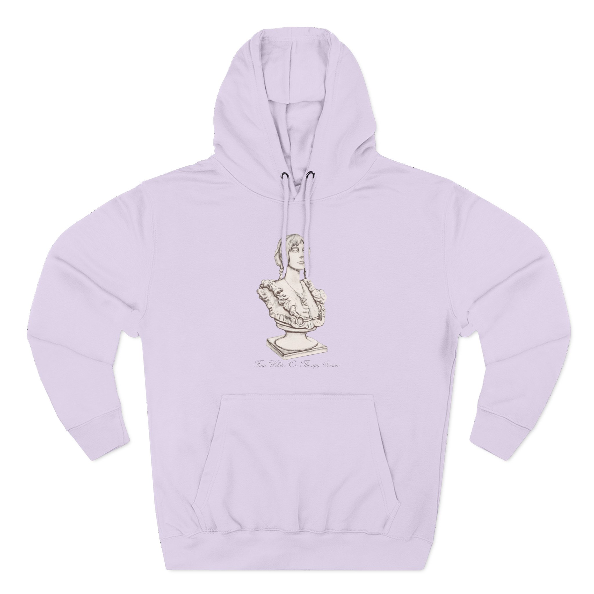 Faye Webster Car Therapy Sessions Bust Three-Panel Fleece Hoodie
