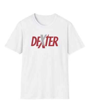 Dexter Spatter Logo Unisex Softstyle T-Shirt