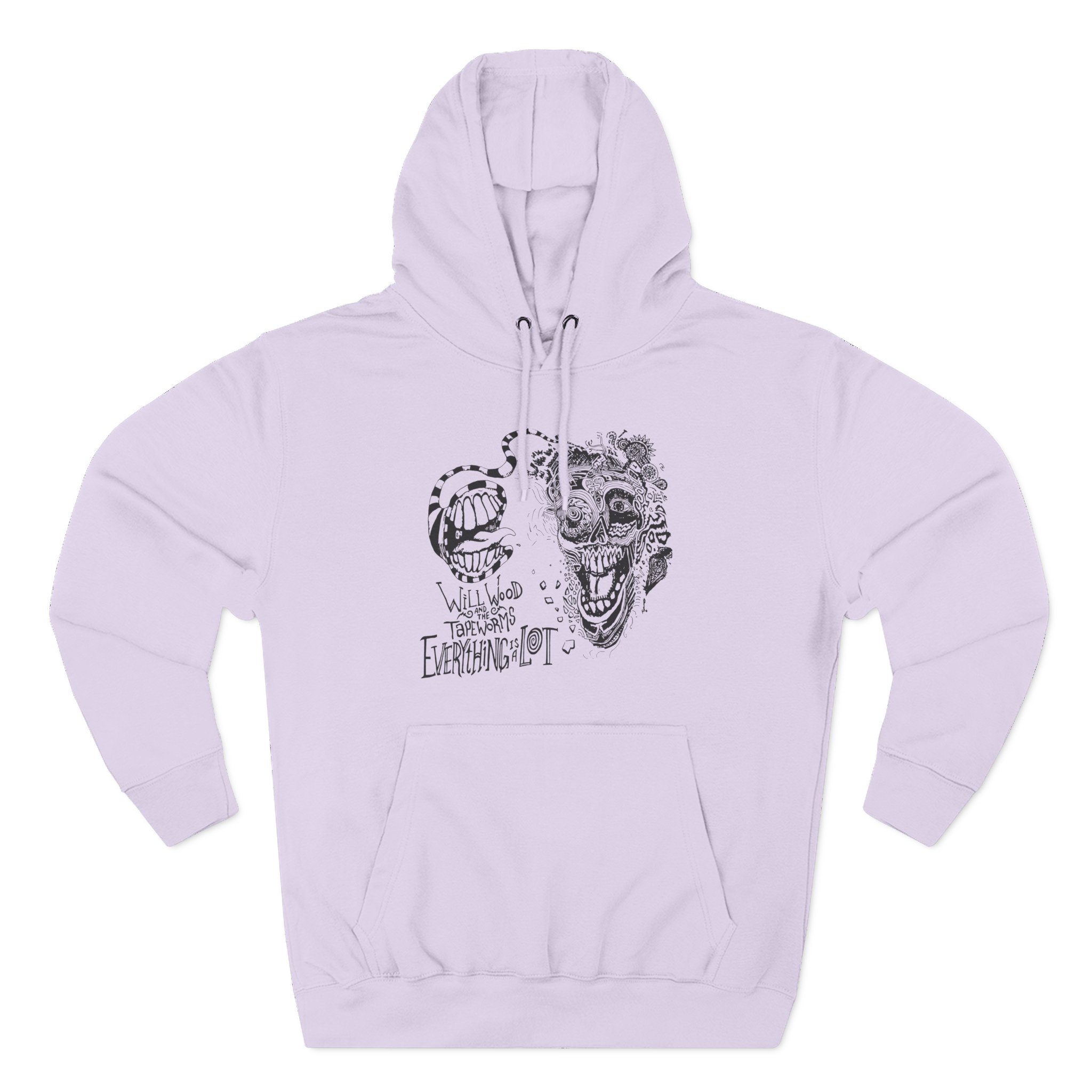 Will Wood Everything is a Lot Three-Panel Fleece Hoodie