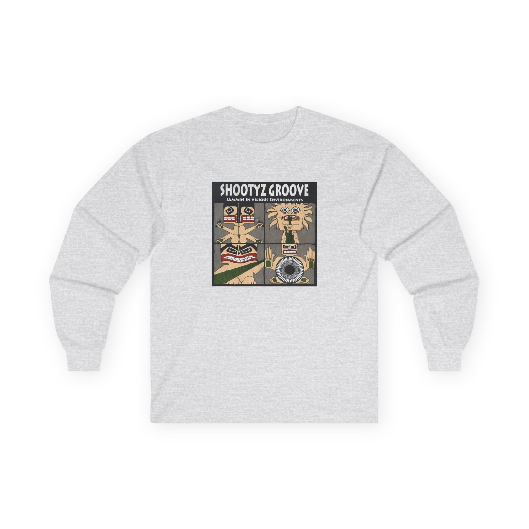 Shootyz Groove Jammin in Vicious Environments Album Cover Unisex Ultra Cotton Long Sleeve Tee