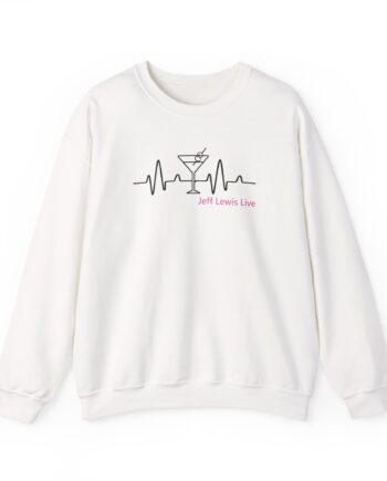 Jeffrey Lewis Jll Martini Heartbeat Unisex Heavy Blend™ Crewneck Sweatshirt