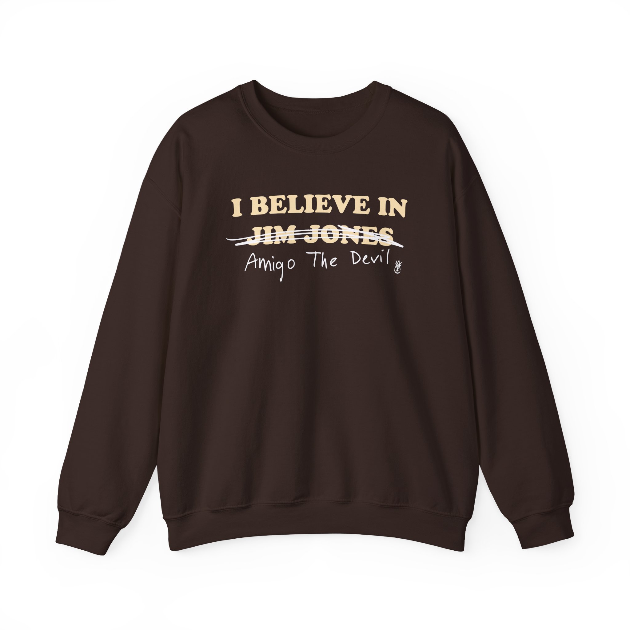 Amigo The Devil I Believe In Jim Jones Unisex Heavy Blendâ„¢ Crewneck Sweatshirt