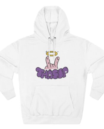 Thasup Scialla Three-Panel Fleece Hoodie