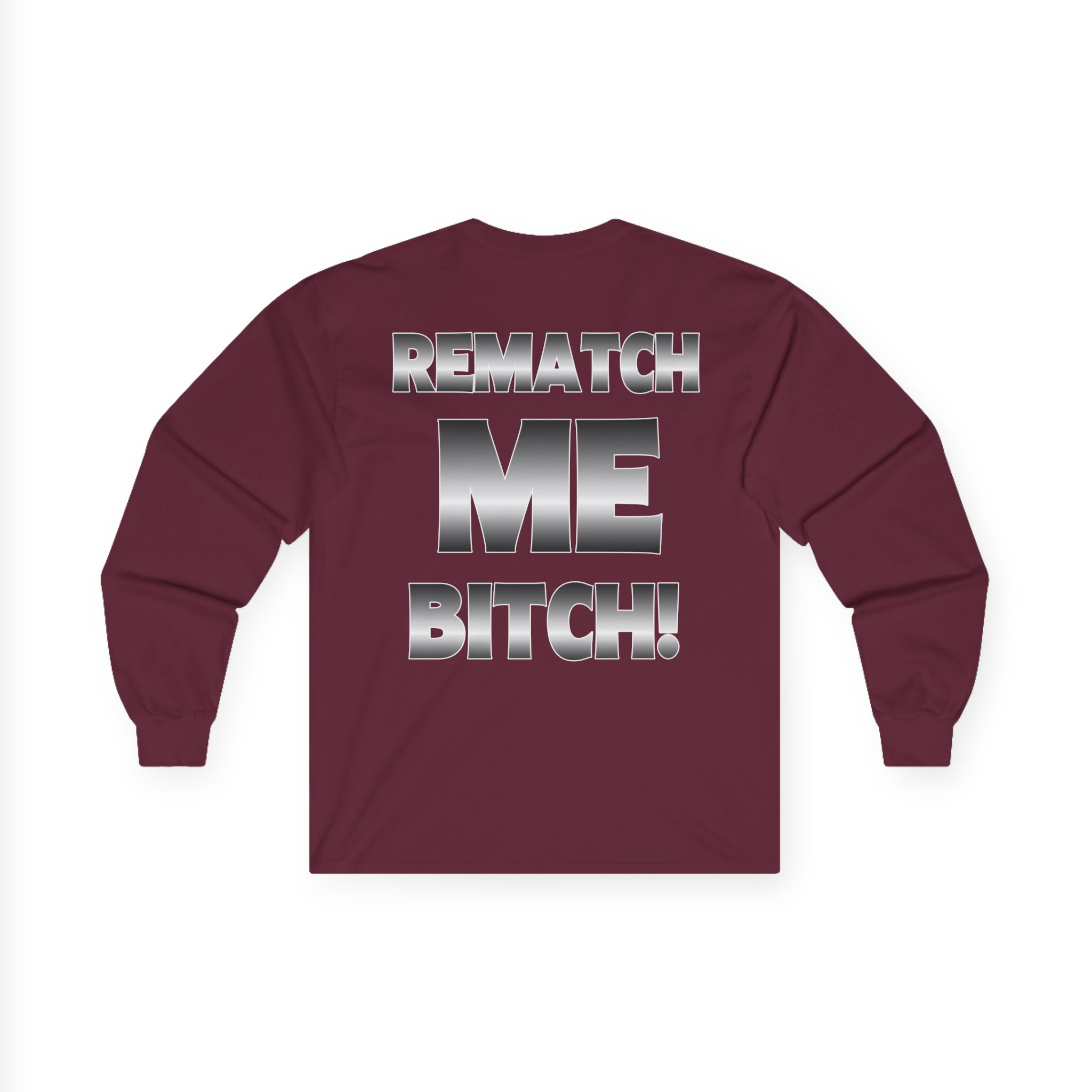 Ryan Garcia Tank’s 1 Fan Rematch Me Bitch Unisex Ultra Cotton Long Sleeve Tee