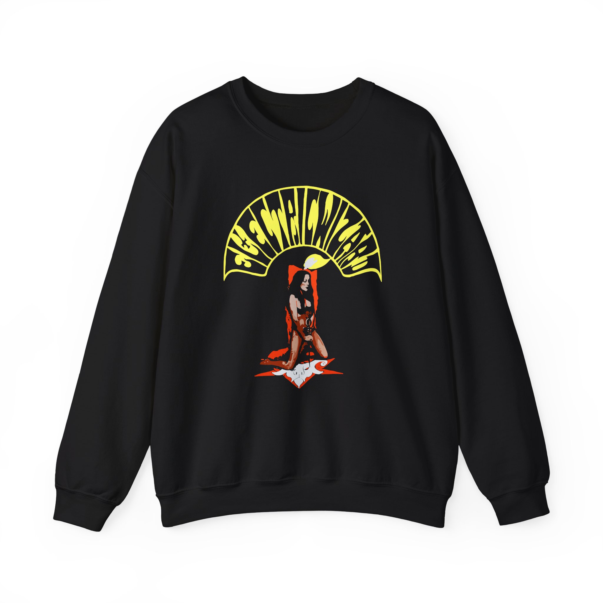 Electric Wizard Candle Unisex Heavy Blendâ„¢ Crewneck Sweatshirt