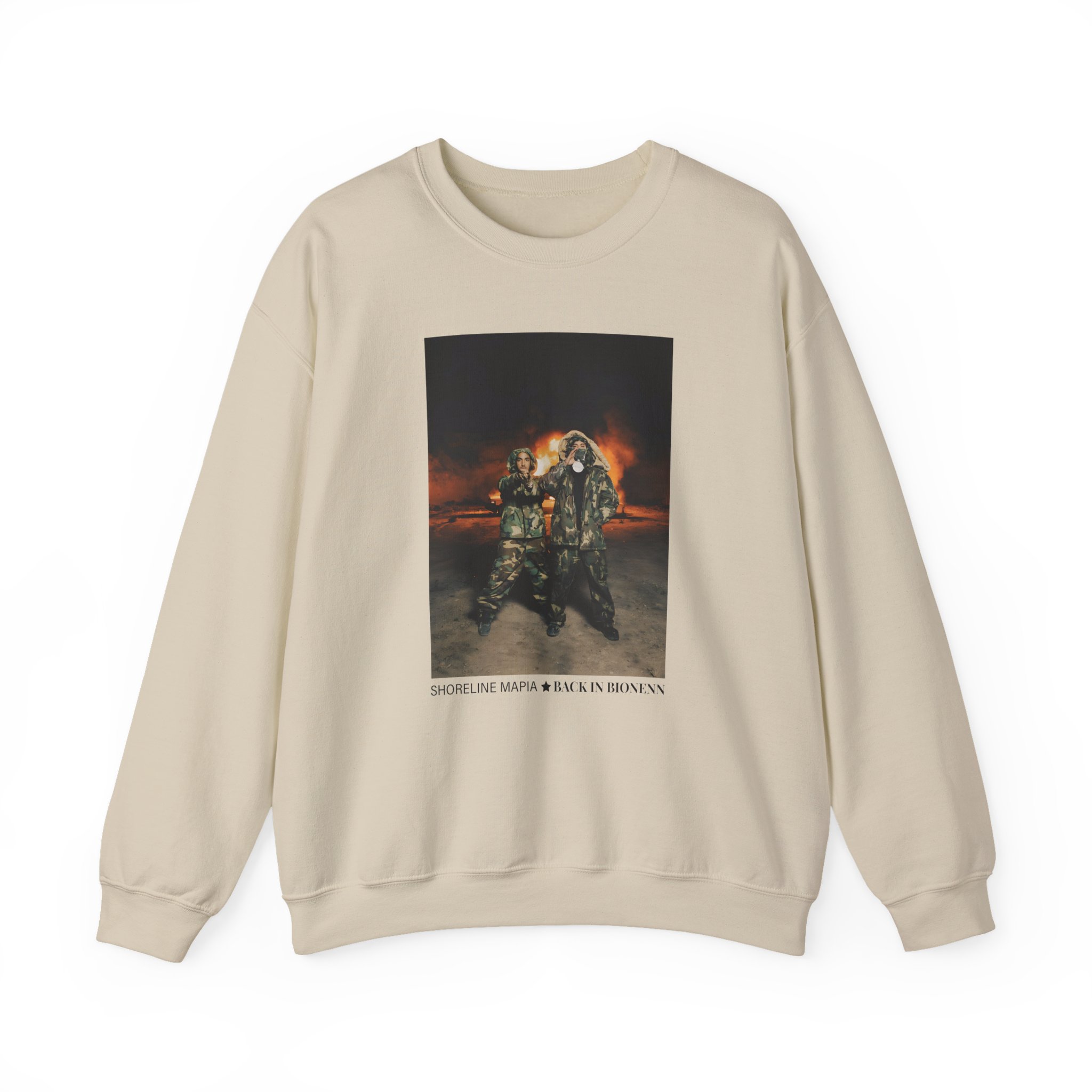 Shoreline Mafia Back in Bidness Unisex Heavy Blendâ„¢ Crewneck Sweatshirt