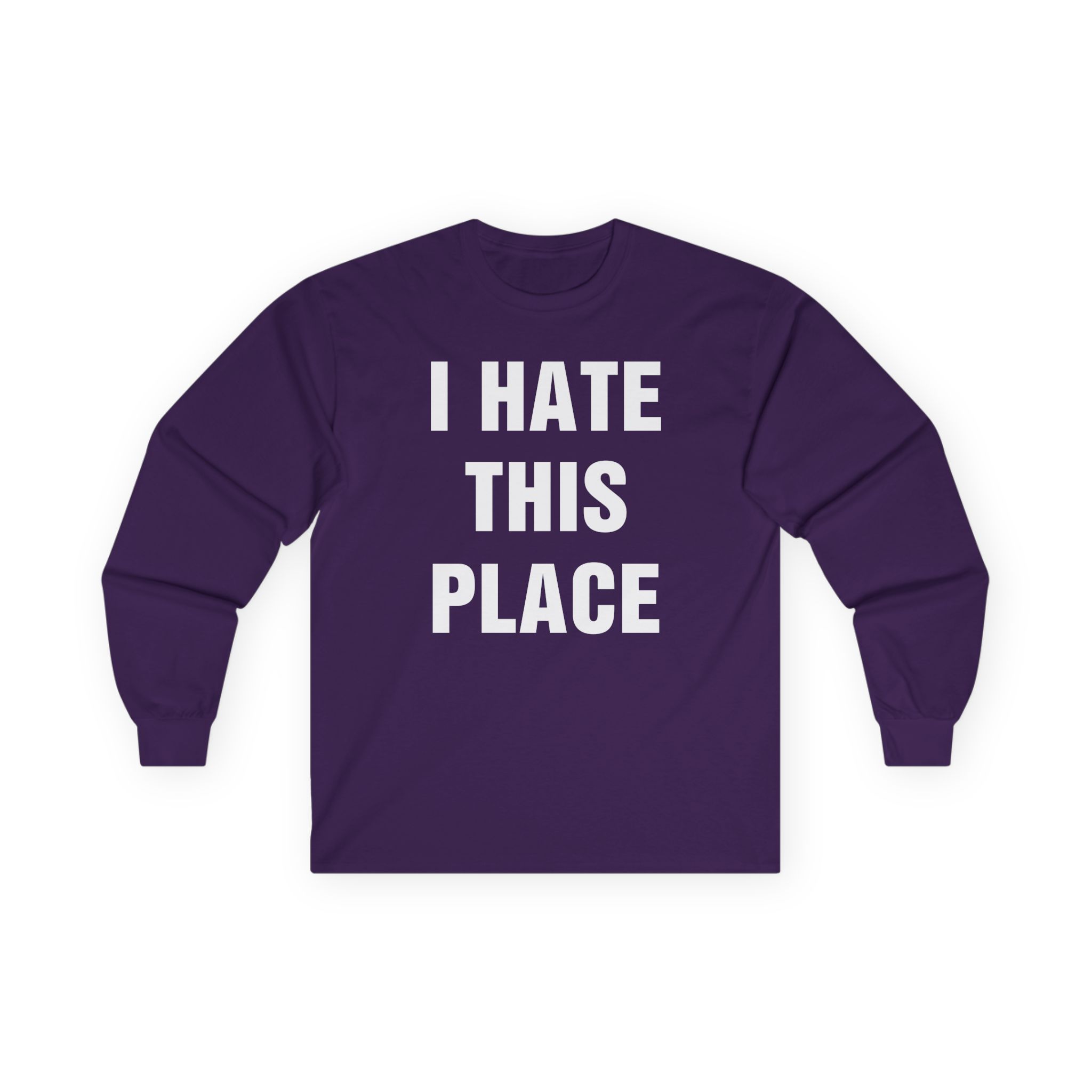 Hot Water Music I Hate This Place Unisex Ultra Cotton Long Sleeve Tee