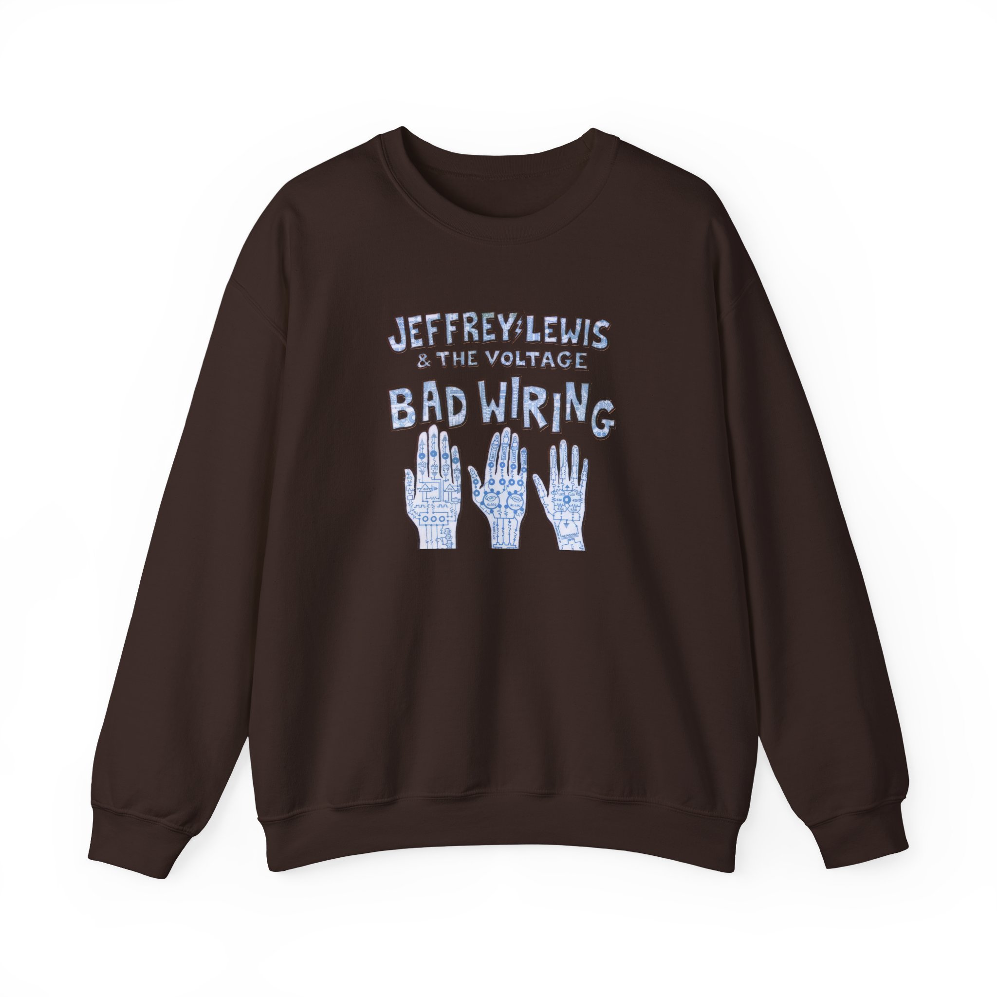 Jeffrey Lewis Bad Wiring 12" Unisex Heavy Blendâ„¢ Crewneck Sweatshirt