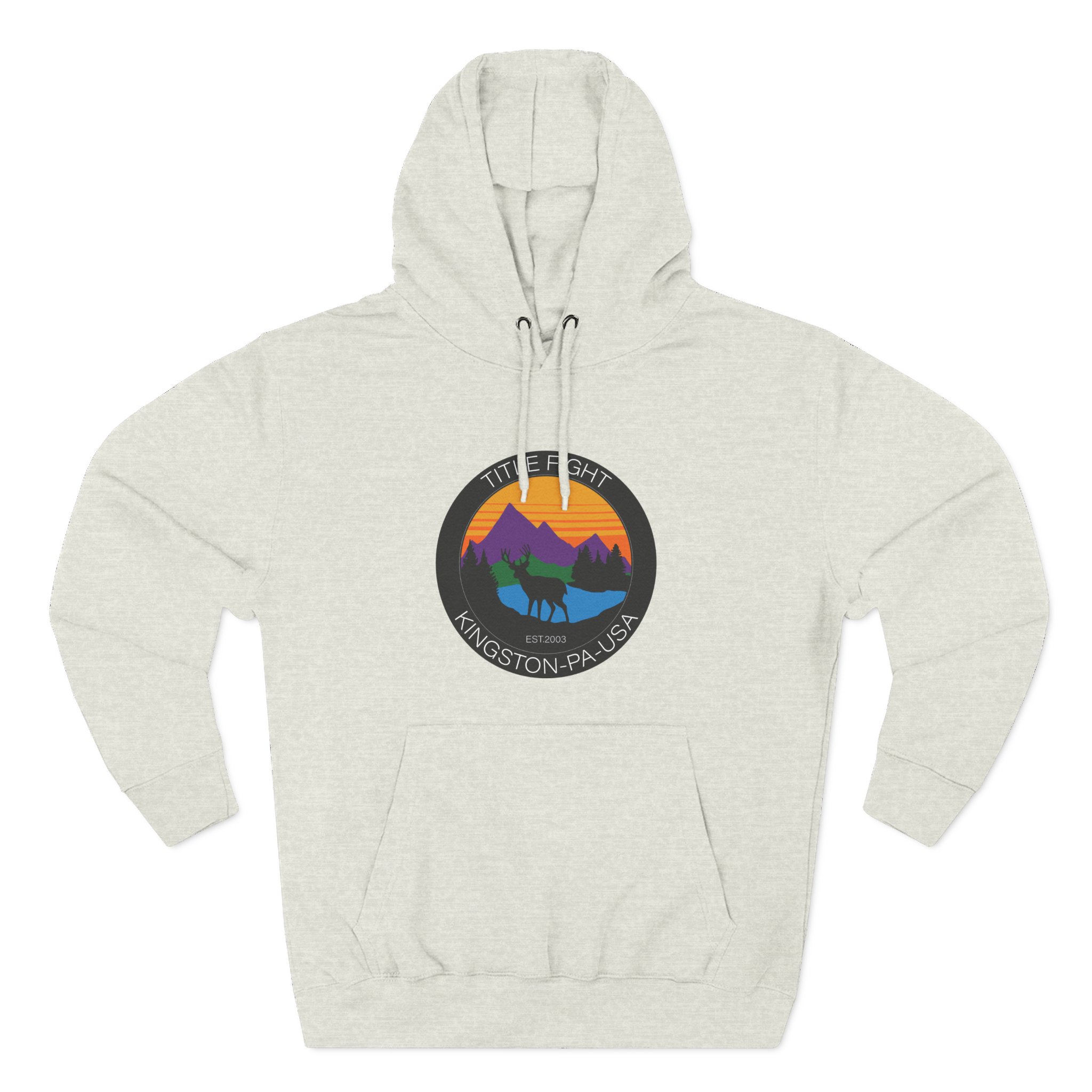 Title Fight "Deer" Three-Panel Fleece Hoodie