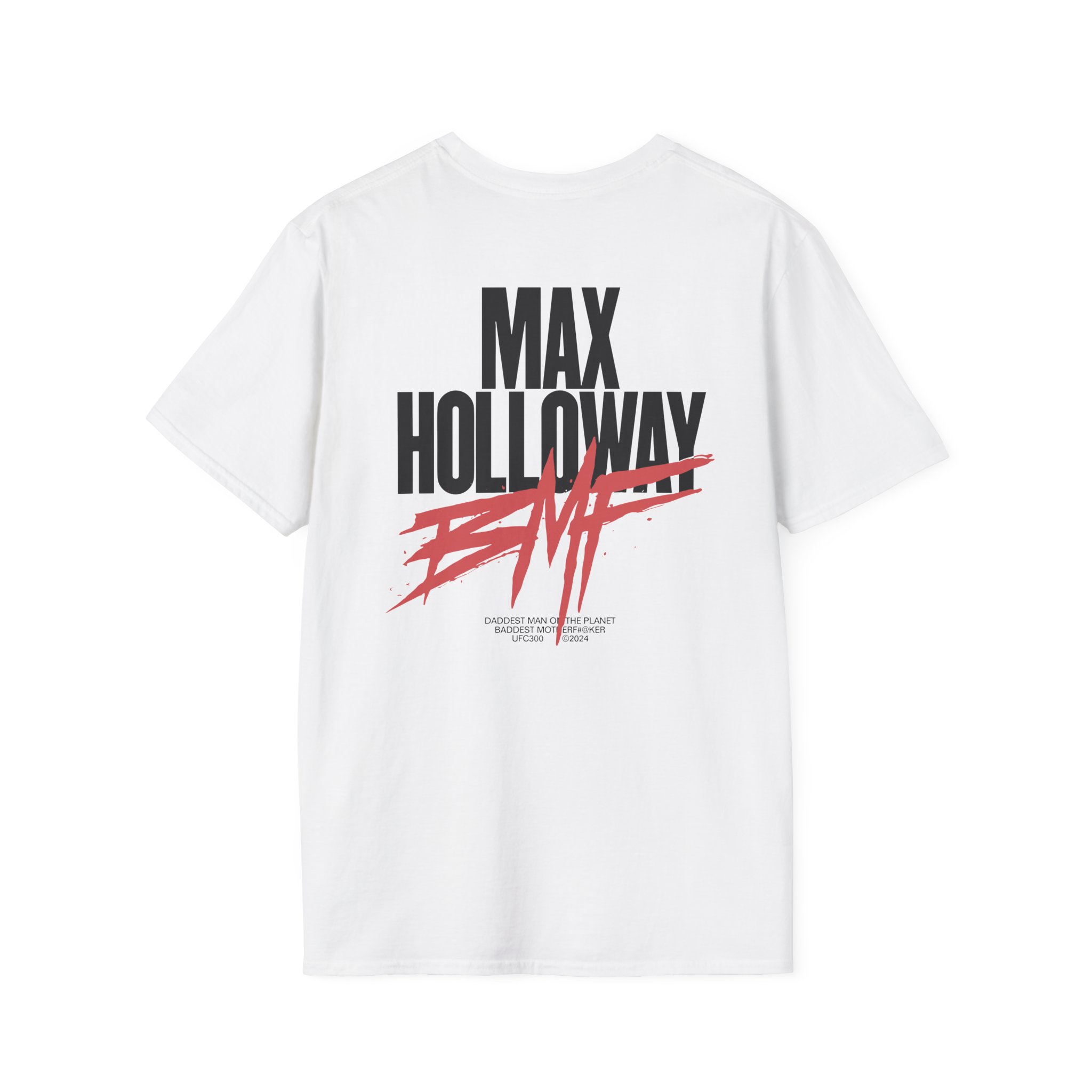 Max Holloway Dmp/bmf Unisex Softstyle T-Shirt