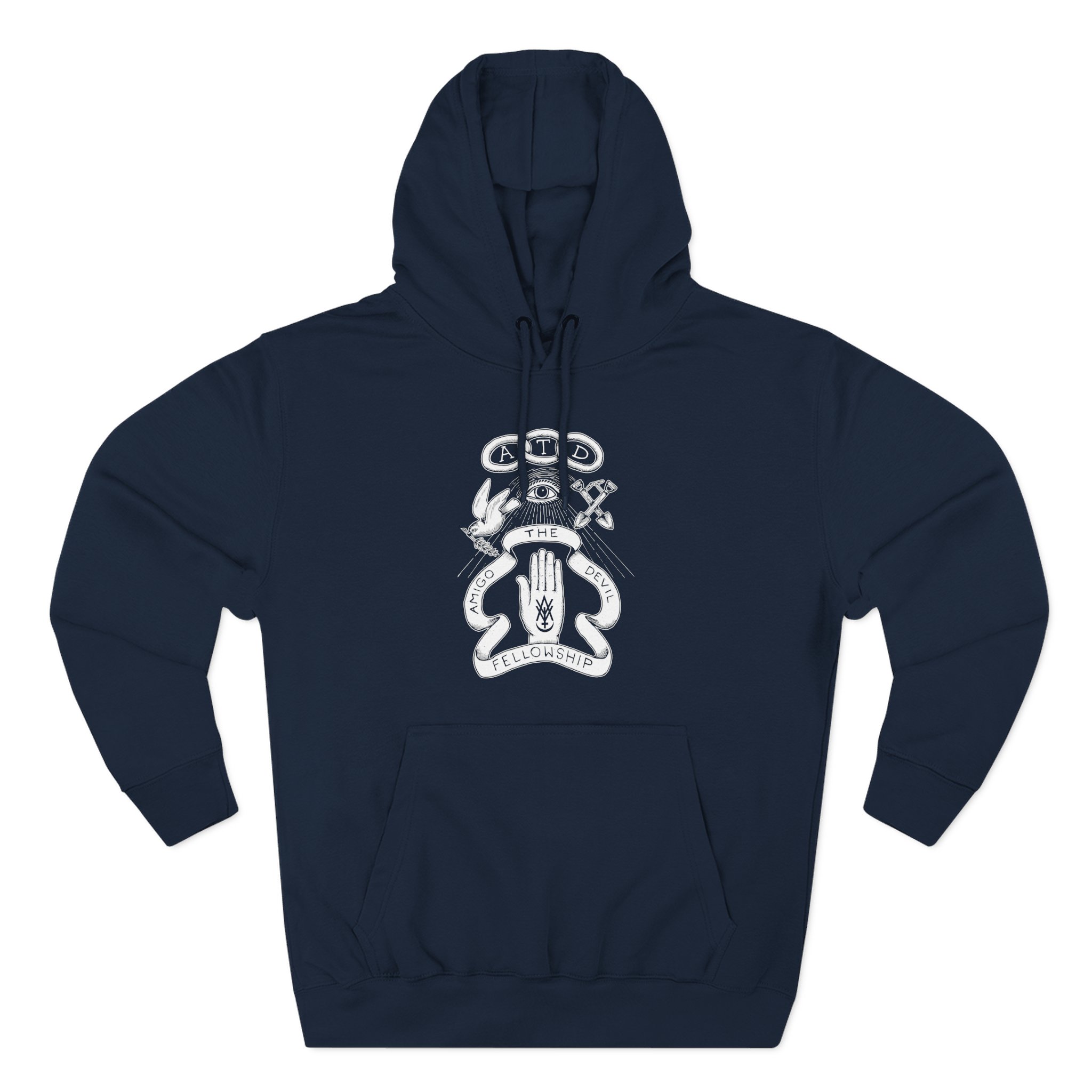 Amigo the Devil Fellowship Three-Panel Fleece Hoodie